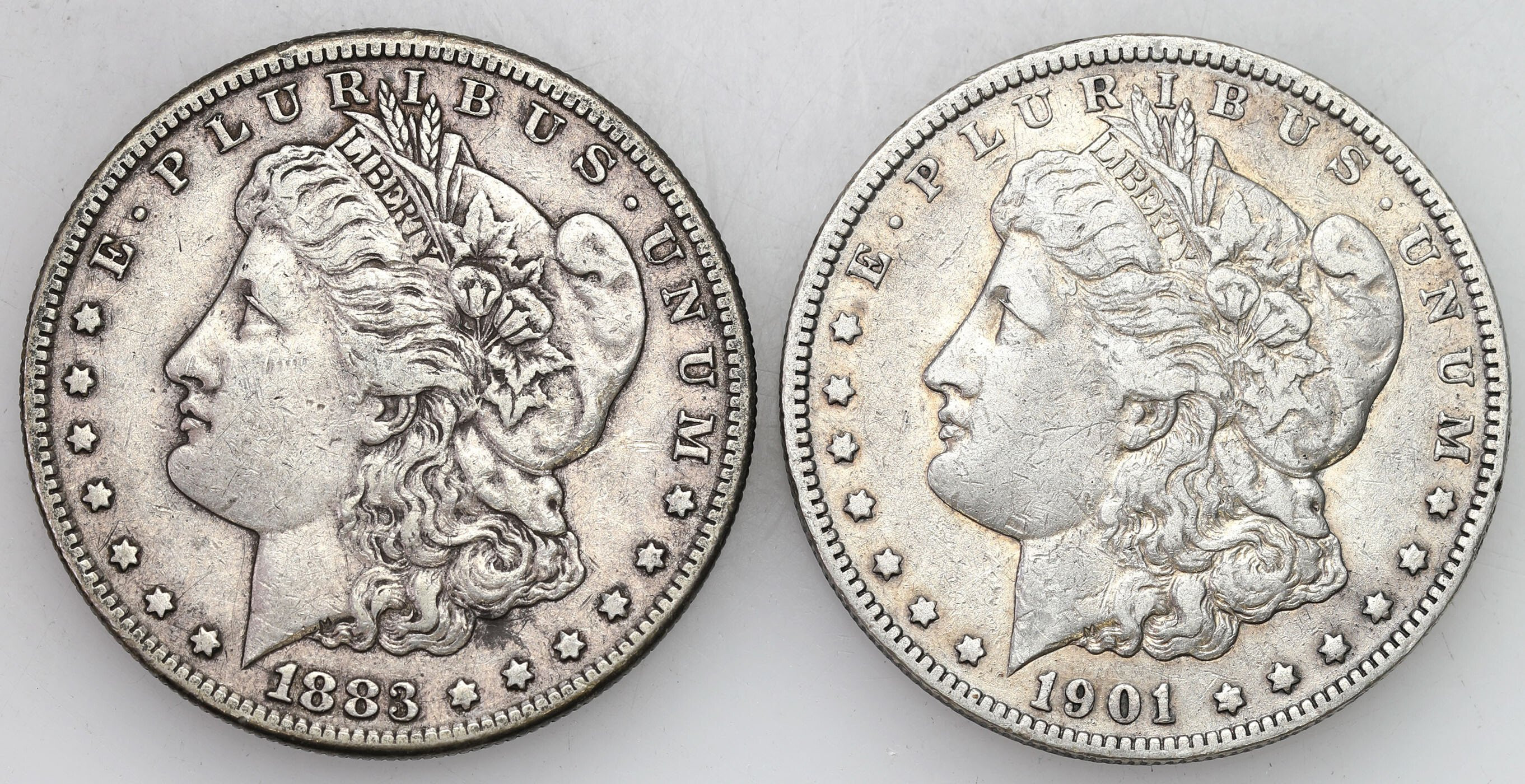 USA. Morgan Dolar 1883 S, San Francisco i dolar 1901 O, Orlean