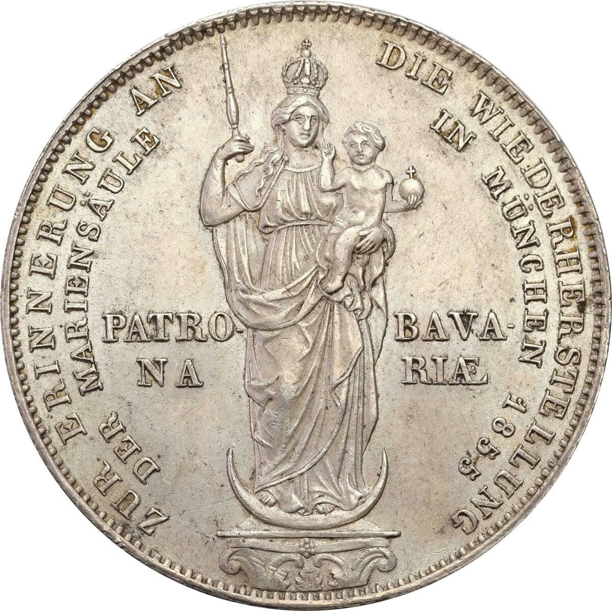 Niemcy, Bawaria. Maksymilian II Józef (1848-1864). Talar 1855, Monachium 