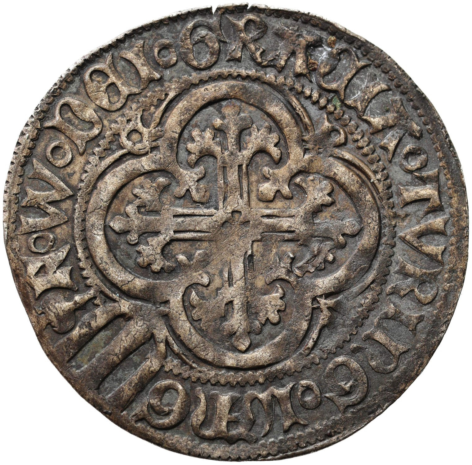 Niemcy, Miśnia, Marchia - Fryderyk II Łagodny i Wilhelm III Turyndzki (1445–1464). Grosz miśnieński, Freiberg