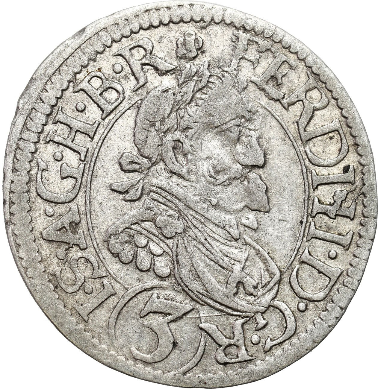 Austria, Ferdynand II (1619–1637), 3 krajcary 1632, Sankt Veit