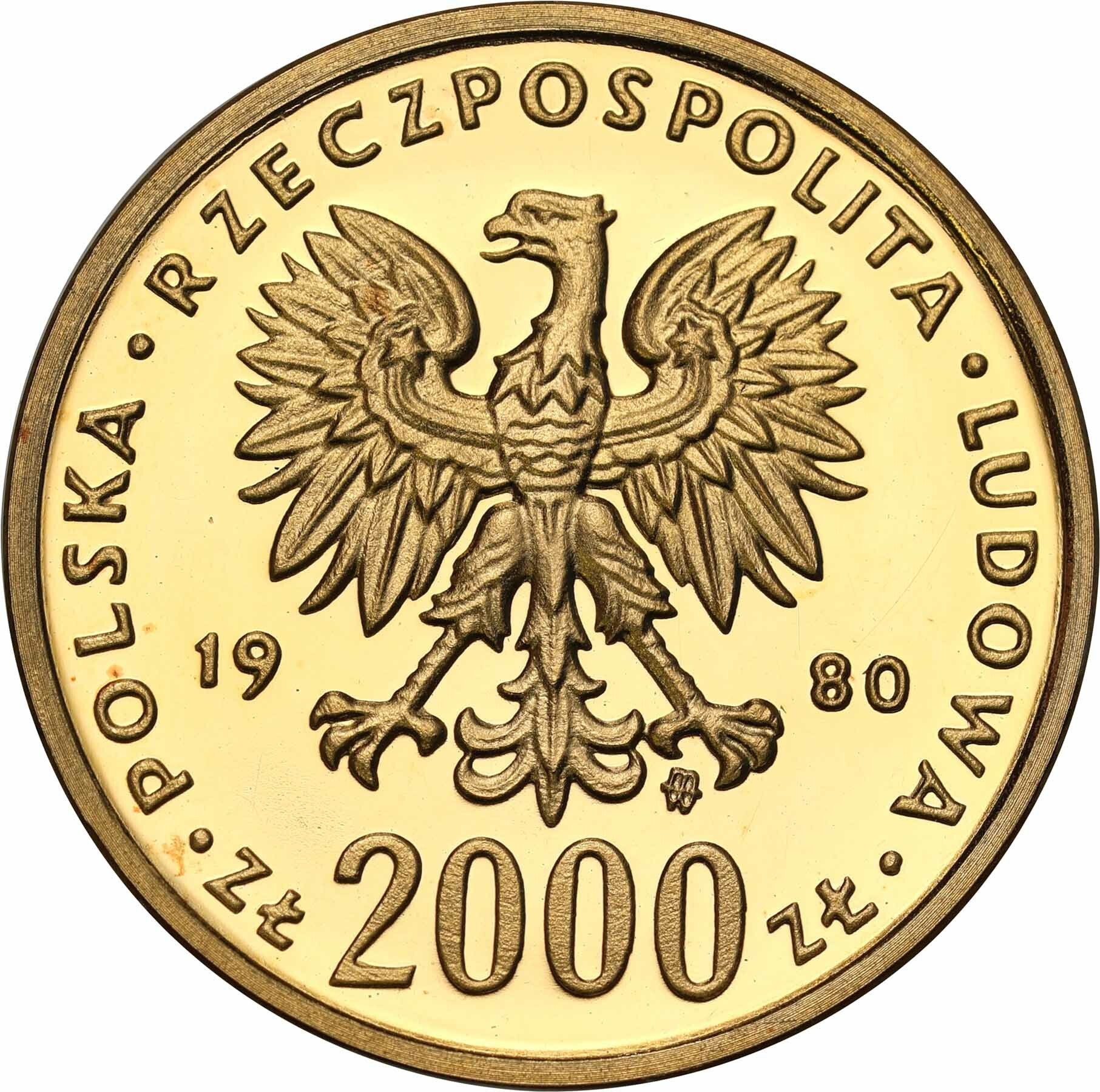 PRL. 2.000 złotych 1980 Kazimierz Odnowiciel