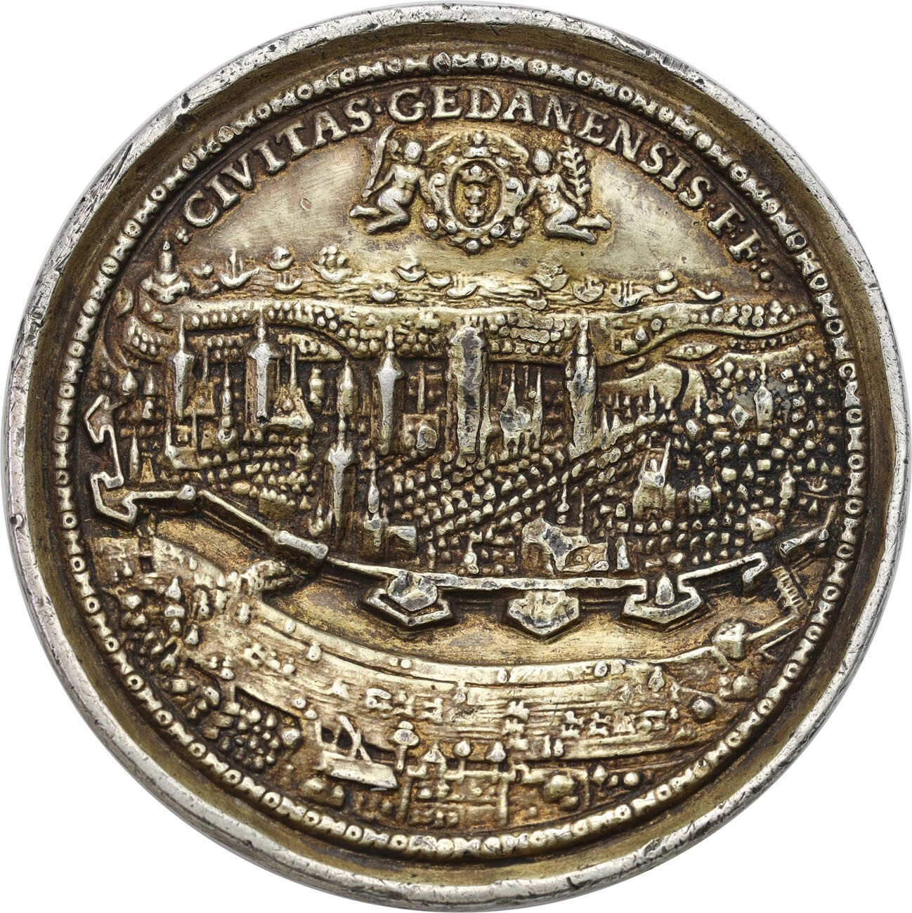 Zygmunt III Waza. Medal wagi 1 1/2 talara 1620, Gdańsk