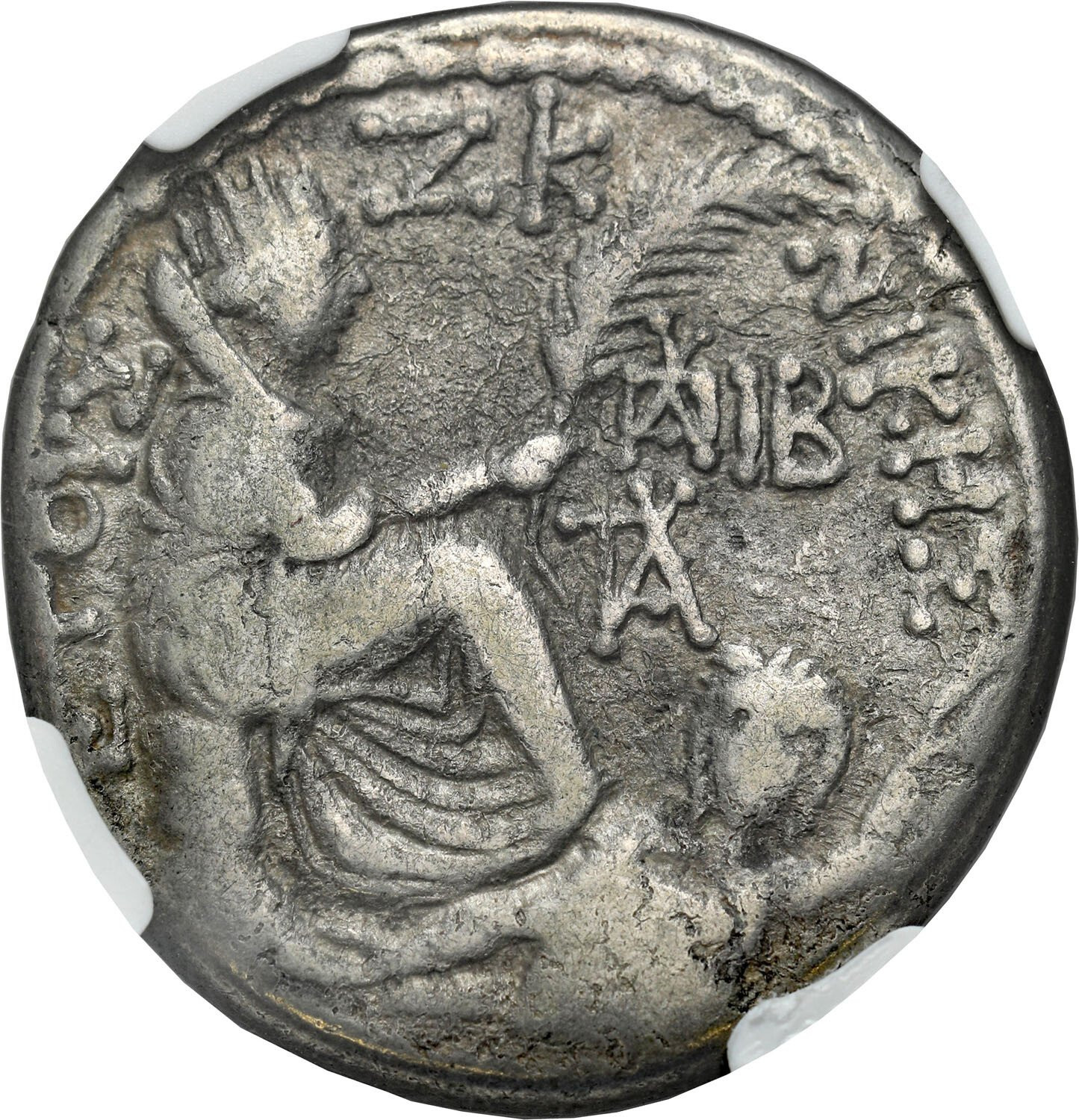 Cesarstwo Rzymskie. Oktawian August 27 p.n.e. - 14 n.e. - Syria. Tetradrachma 5/4 rok p.n.e. (26 rok), Antiochia NGC F