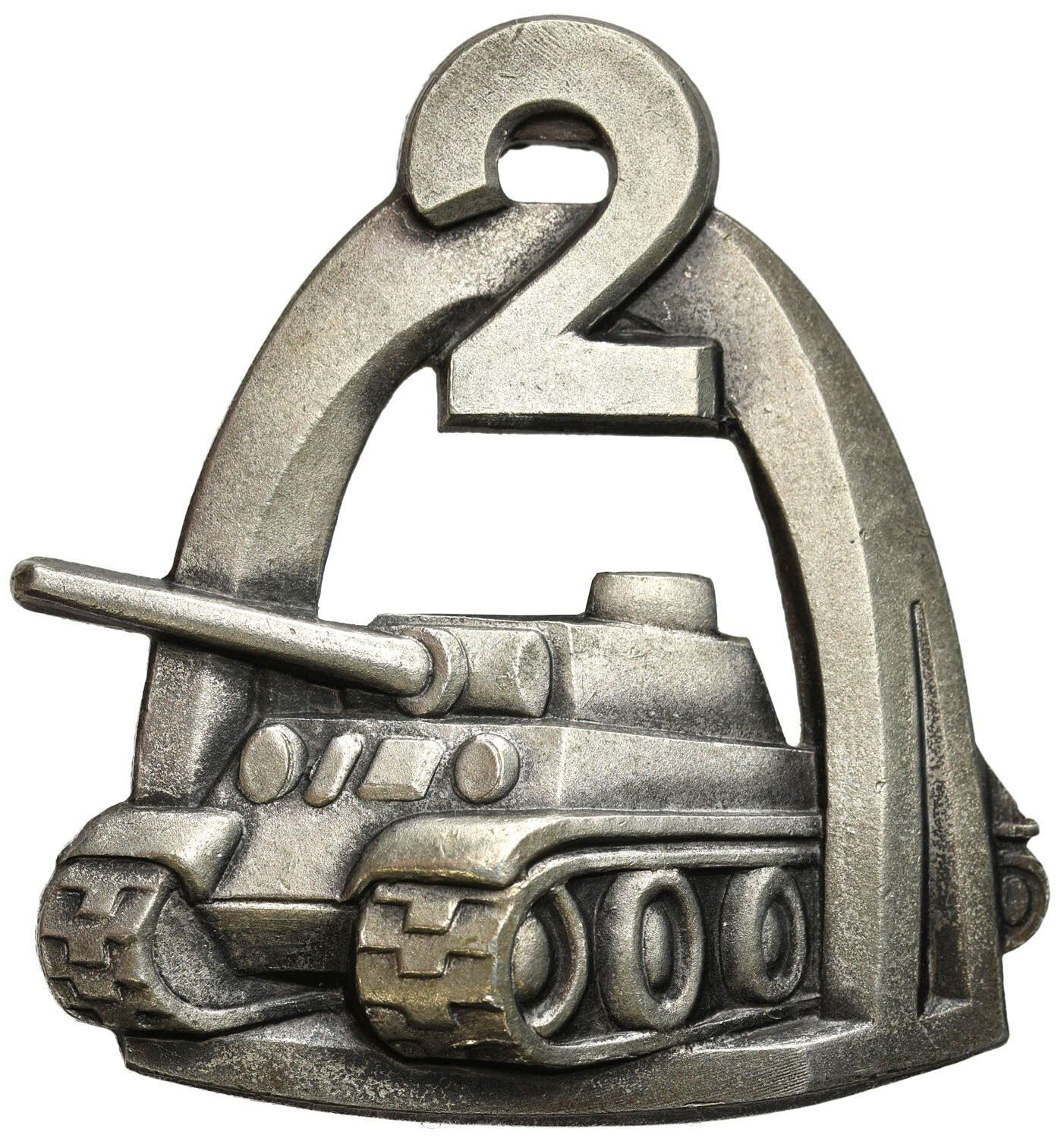 Polskie Siły Zbrojne na Zachodzie. Odznaka 2 Warszawska Dywizja Pancerna