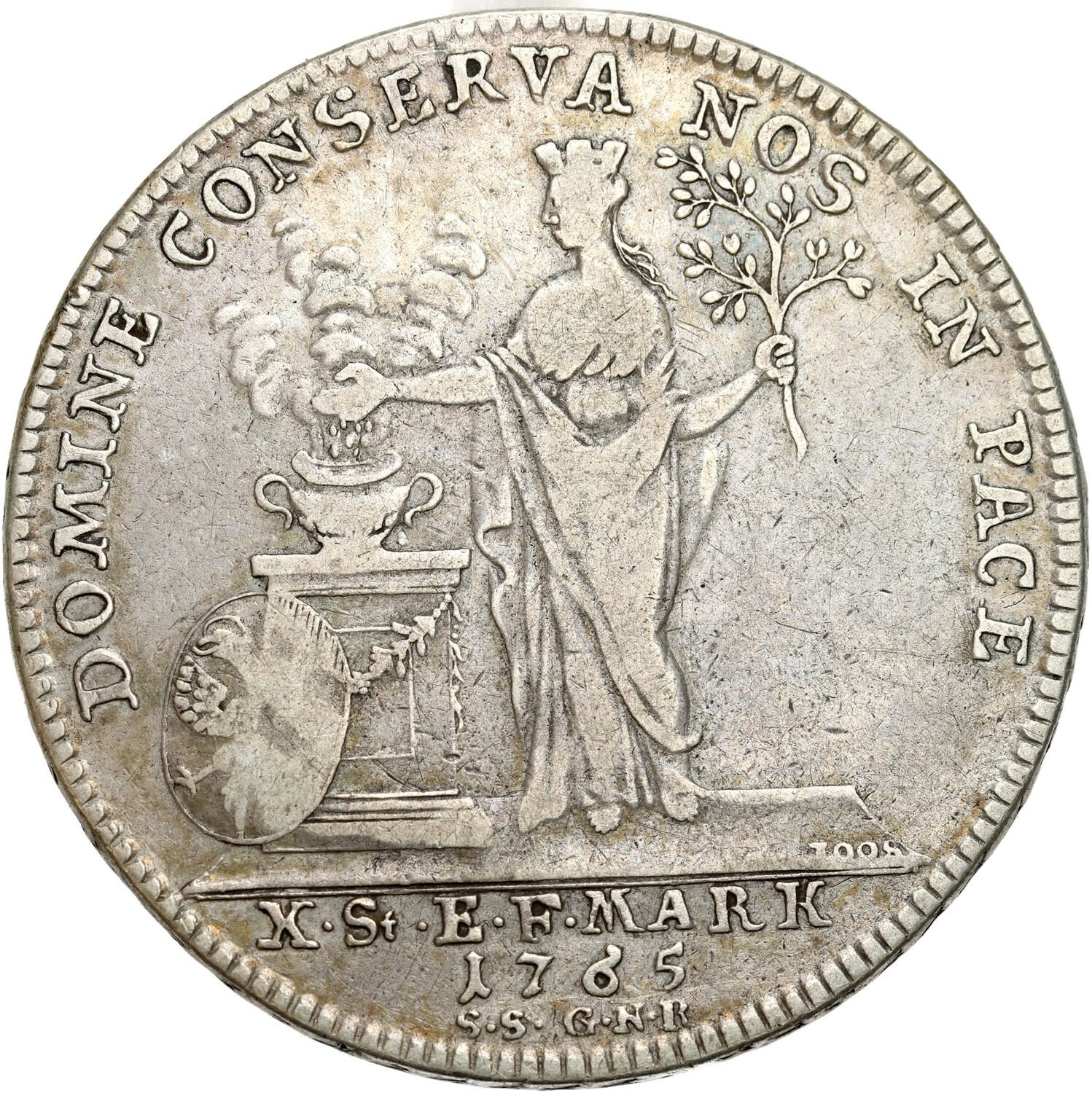 Niemcy, Norymberga. Franciszek I Lotaryński (1745–1765). Talar 1765 SF, Norymberga