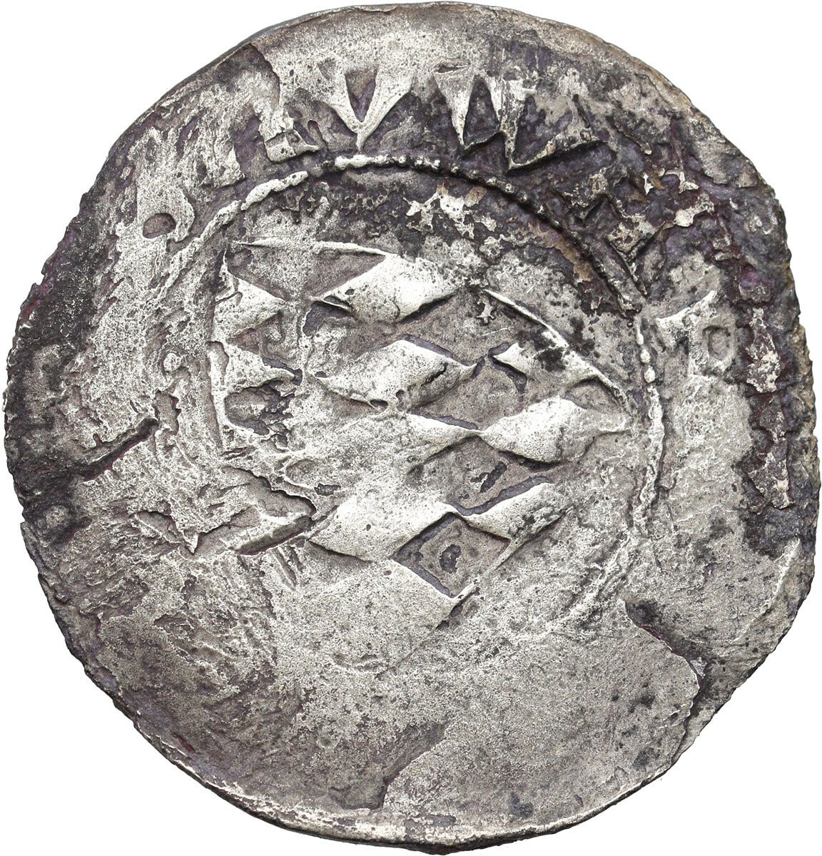 Śląsk, Księstwo Fürstenberskie. Henryk, Bernard i Bolko II (1301-1326). Kwartnik po 1314, Lwówek - RZADKOŚĆ R5
