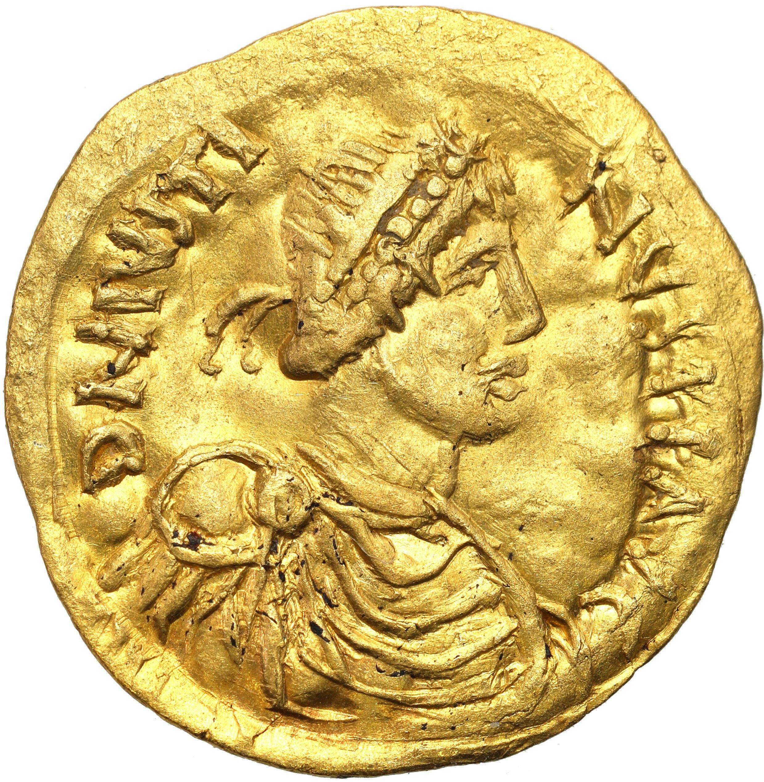 Bizancjum, Justyn I (518–527). Tremisis 518–527, Konstantynopol