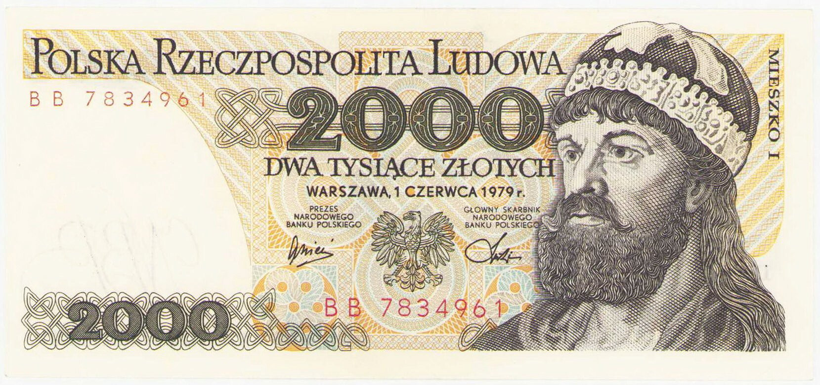 2.000 złotych 1979 seria BB