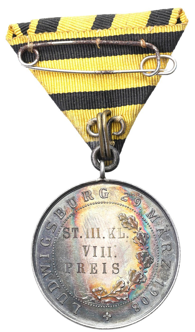Niemcy. Medal sportowy – podnoszenie ciężarów, srebro