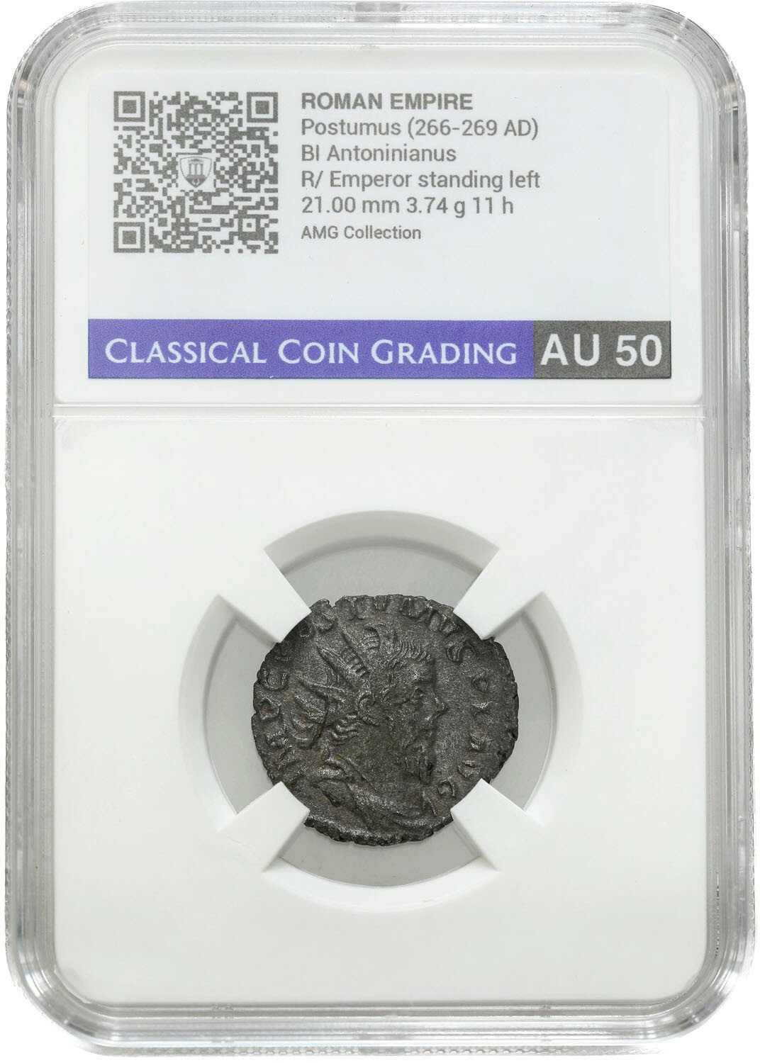 Cesarstwo Rzymskie. Postumus (266-269) Antoninianus CCG AU50