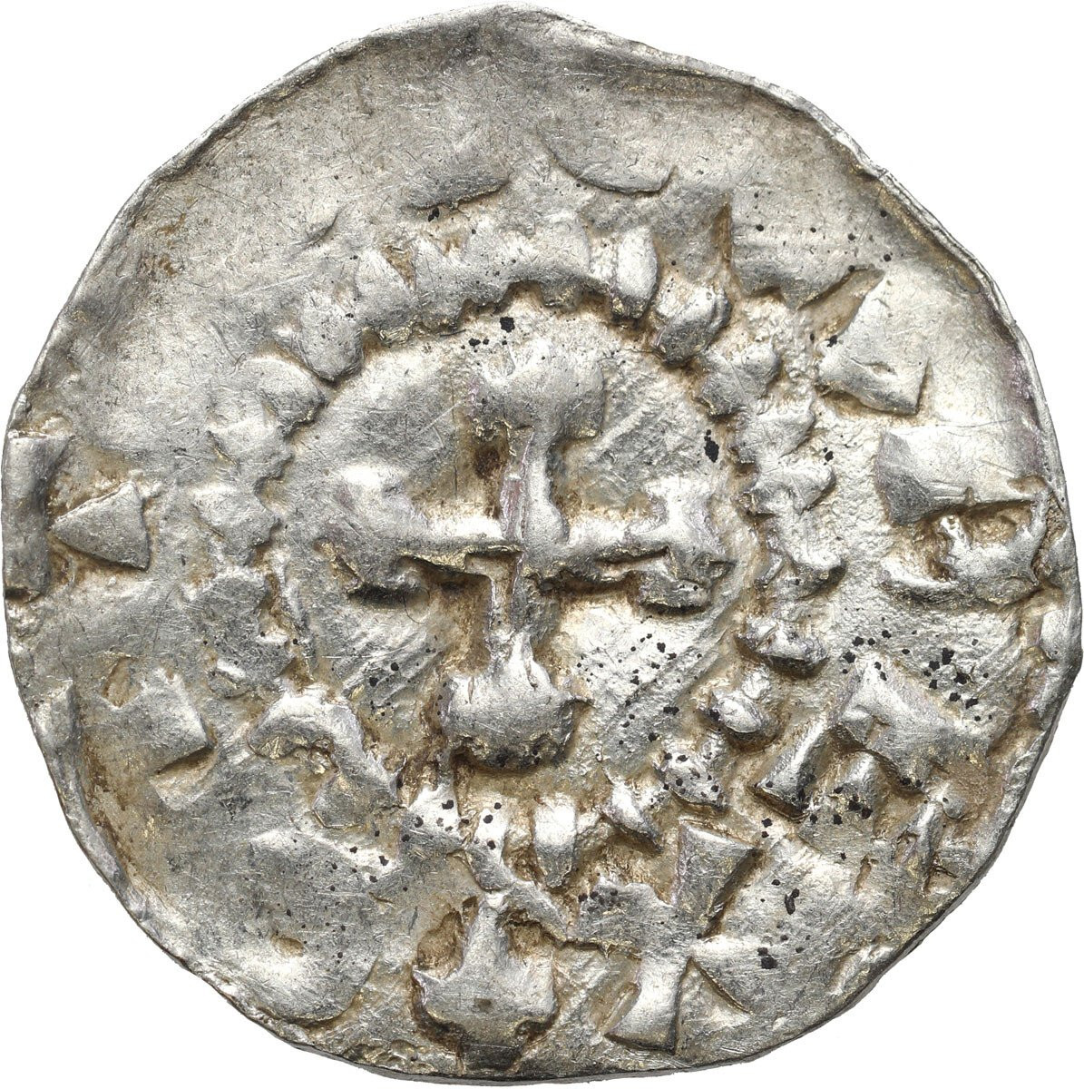 Niemcy, Szwabia – Strasburg. Otto III (983–1002). Denar 983-1002 