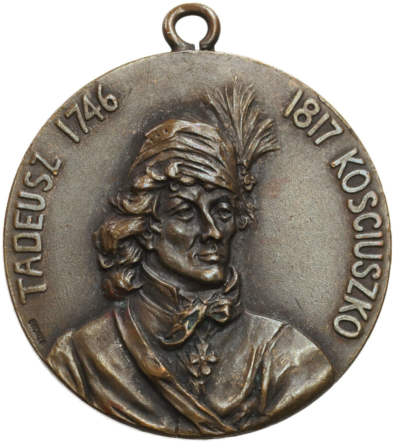 Medal 1917 - Tadeusz Kościuszko - setna rocznica śmierci, brąz