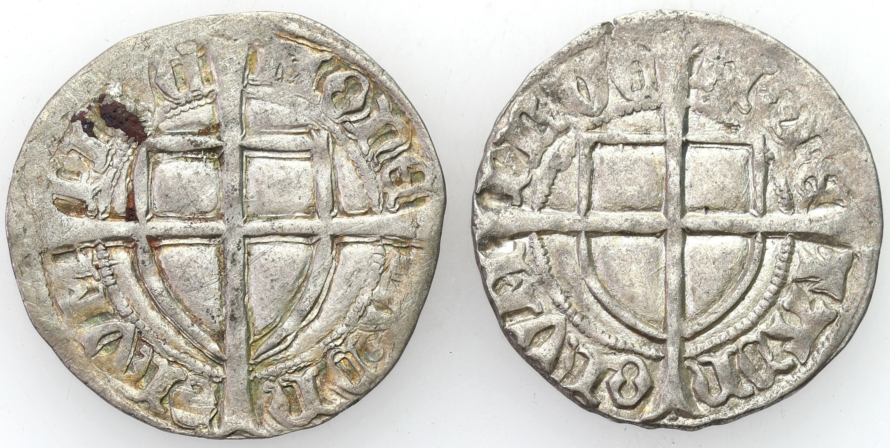 Zakon Krzyżacki. Michał I (1414–1422). Szeląg, zestaw 2 monet 