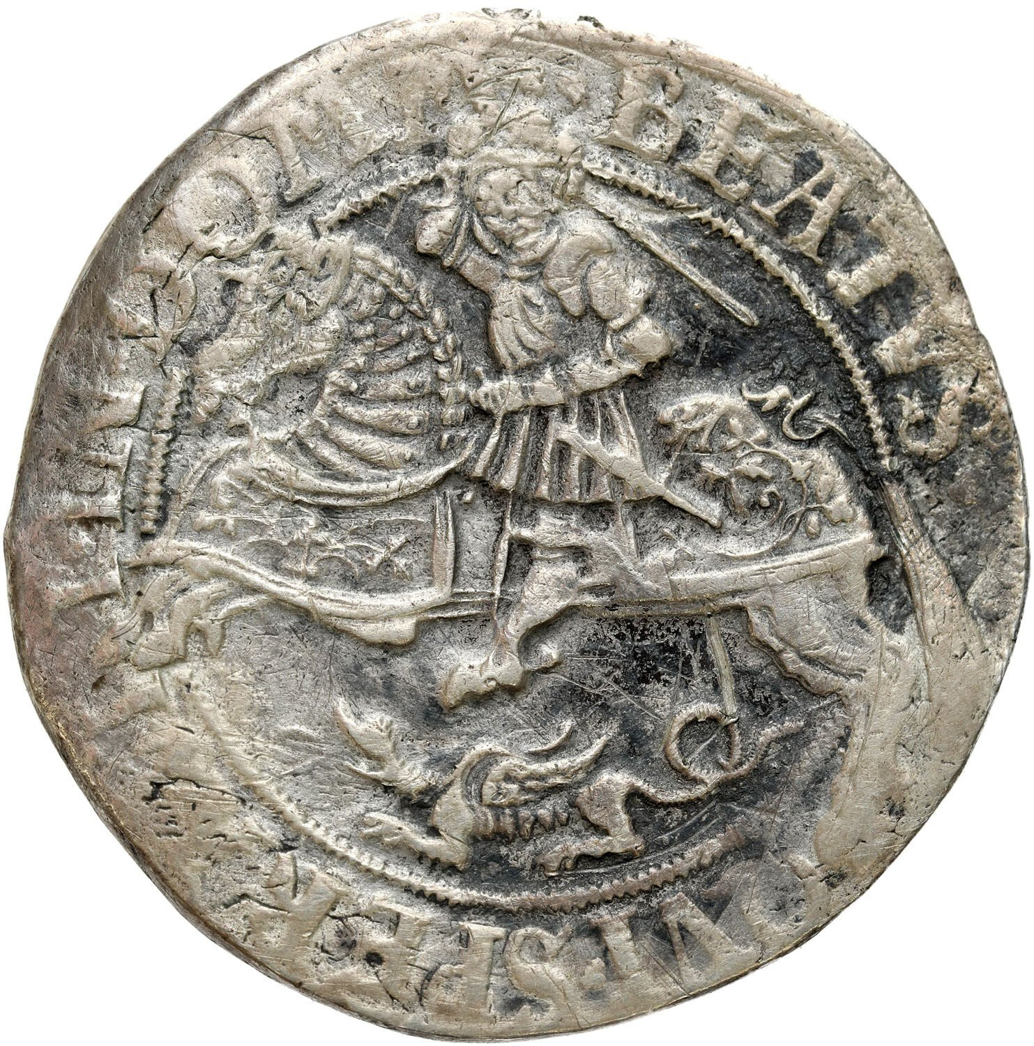 Niemcy, Mansfeld. Albrecht VII. (1546-1554). Taler 1553, Eisleben