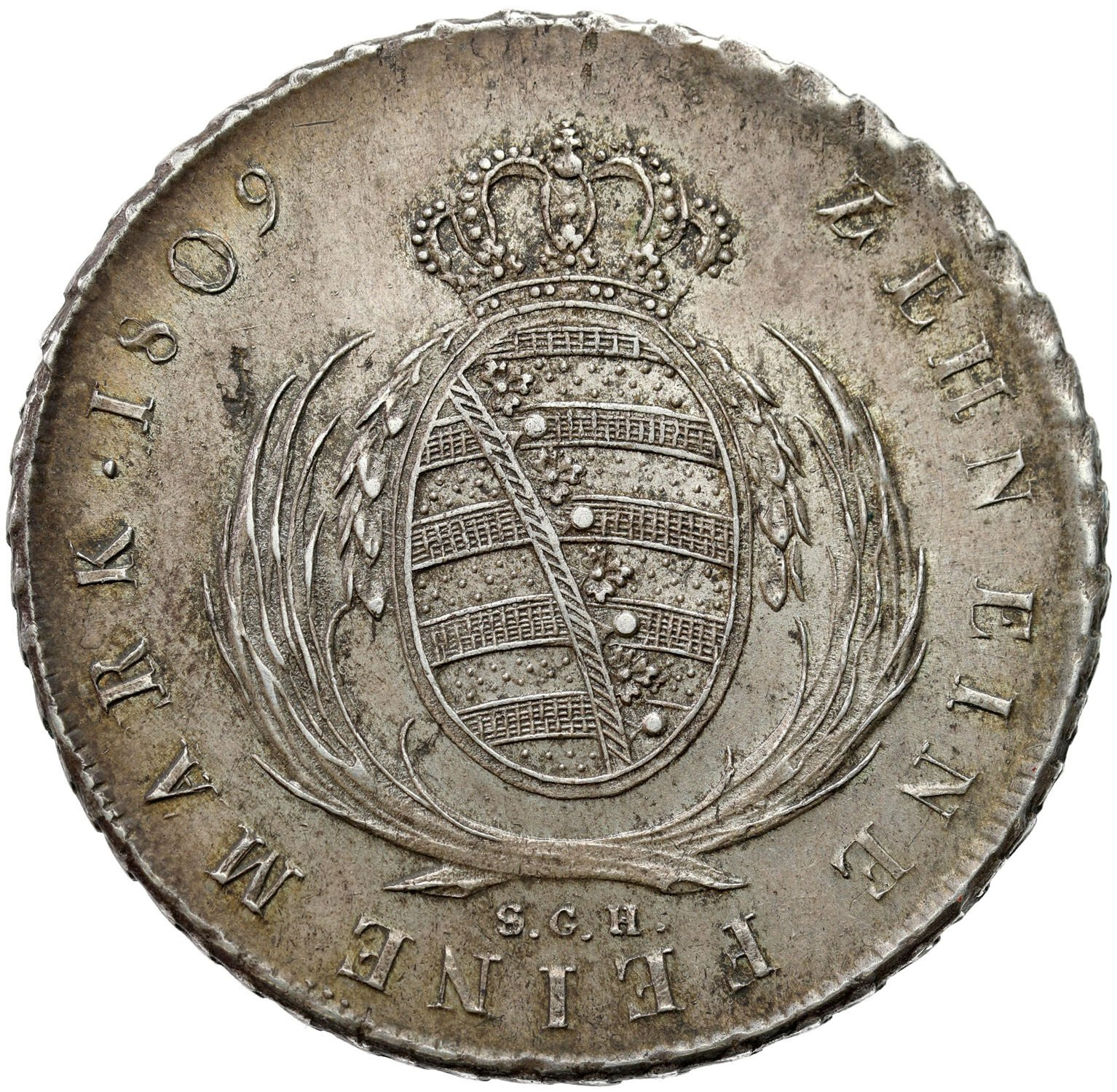 Niemcy. Saksonia. Fryderyk August I. Talar 1809 SCH, Drezno