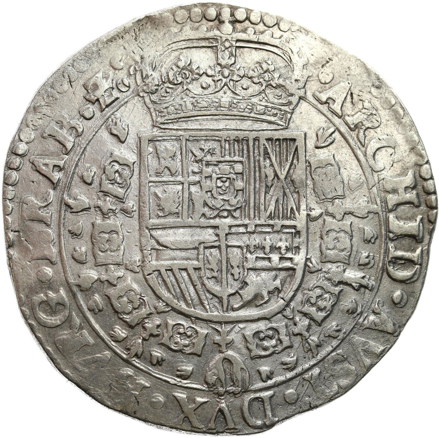 Niderlandy hiszpańskie. Filip IV (1621–1665). Patagon 1656, Antwerpia - ŁADNY