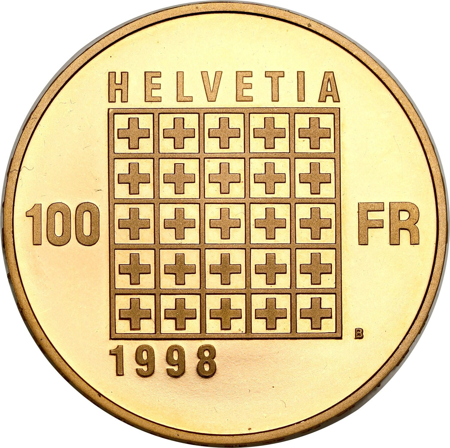 Szwajcaria. 100 franków 1998