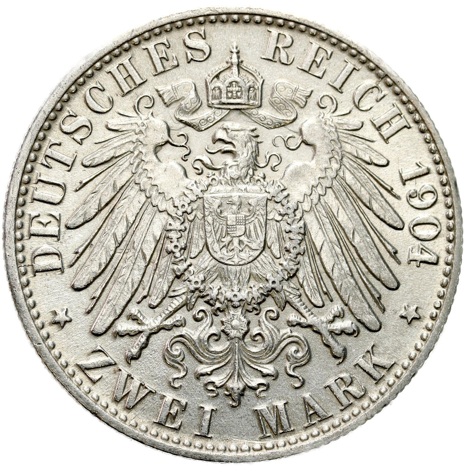 Niemcy, Brema. 2 marki 1904 J, Hamburg 