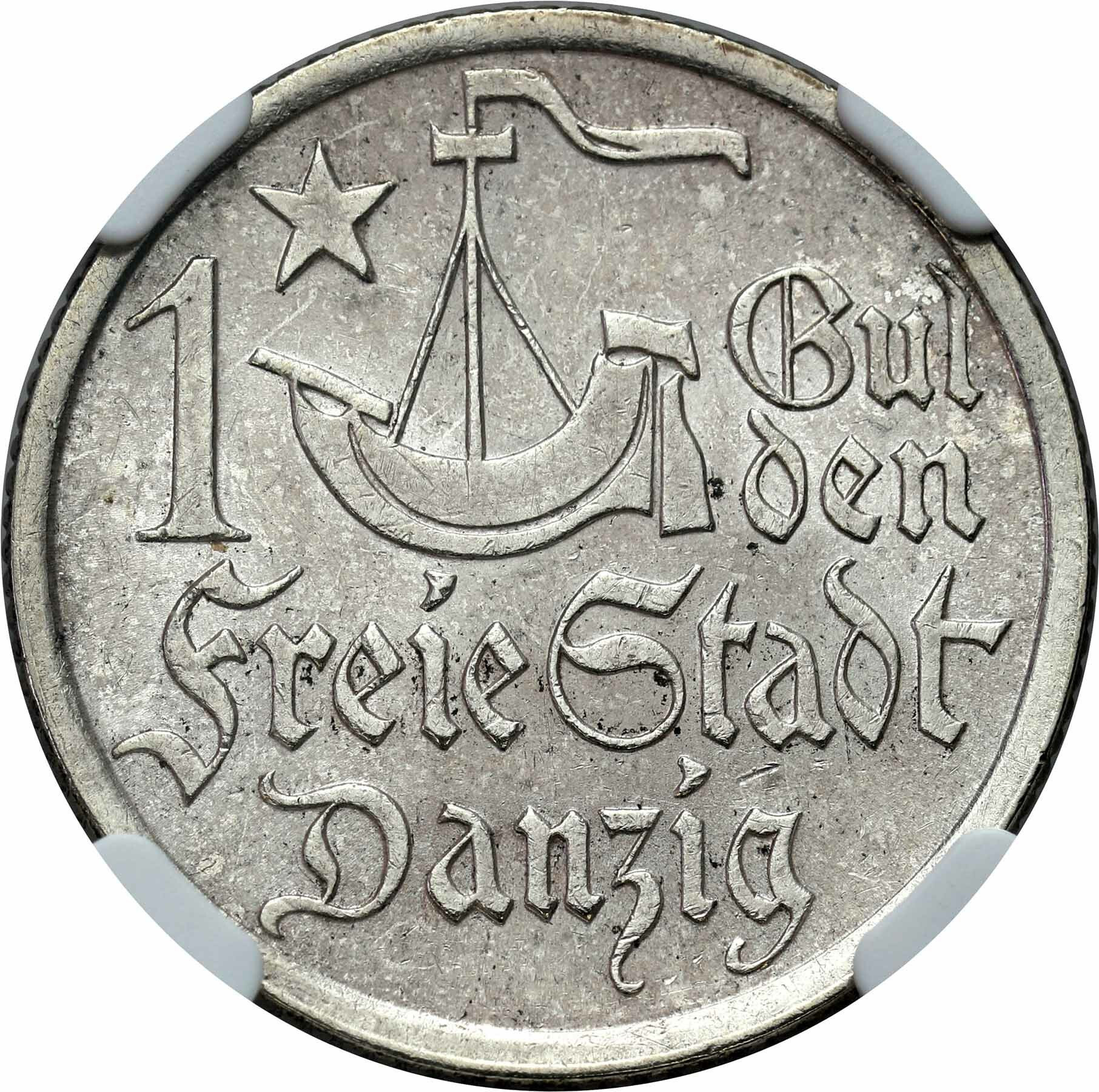 Wolne Miasto Gdańsk. Gulden 1923 NGC MS62