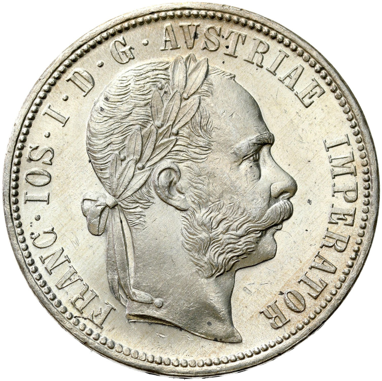 Austria. Franciszek Józef I (1848–1916). 1 floren 1878, Wiedeń