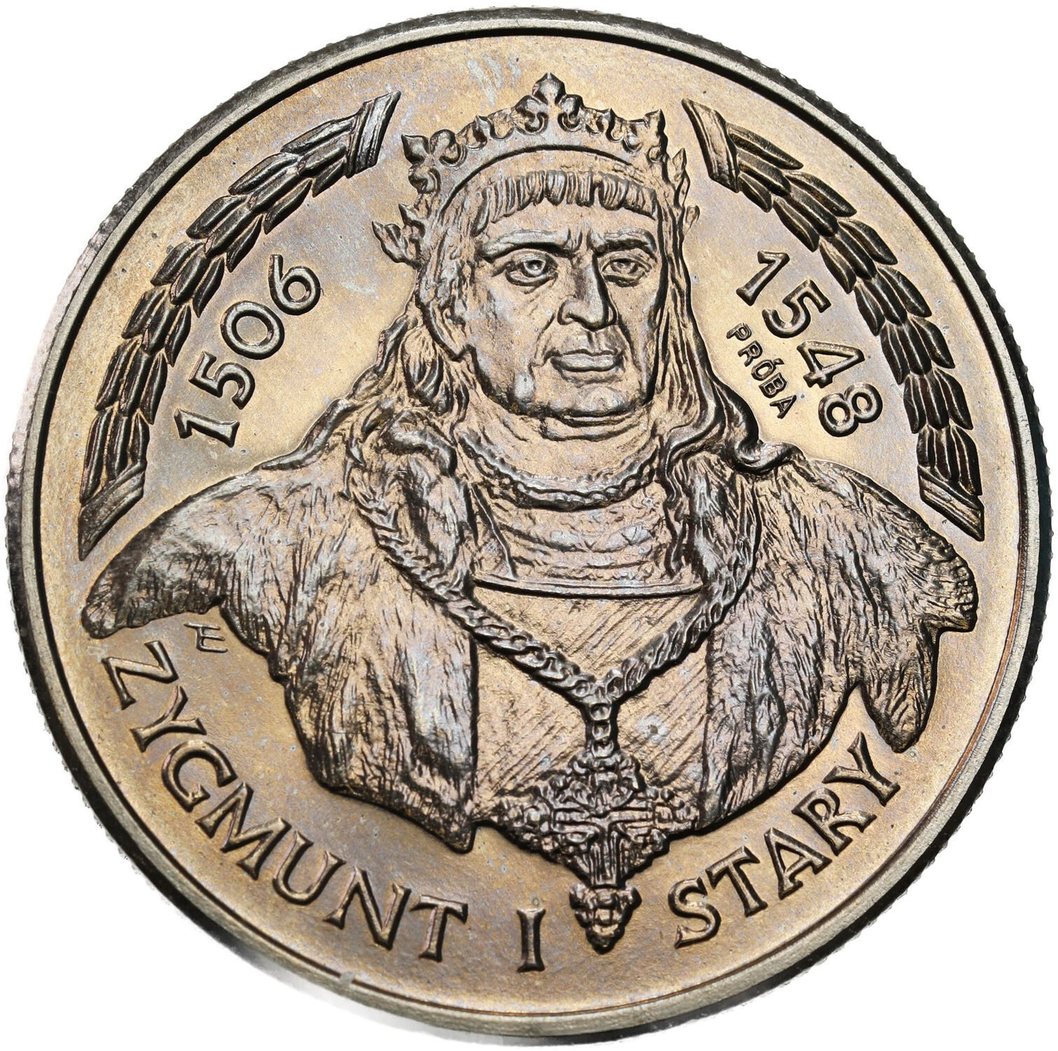 III RP. PRÓBA Nikiel 20.000 złotych 1994 Zygmunt Stary - PIĘKNE