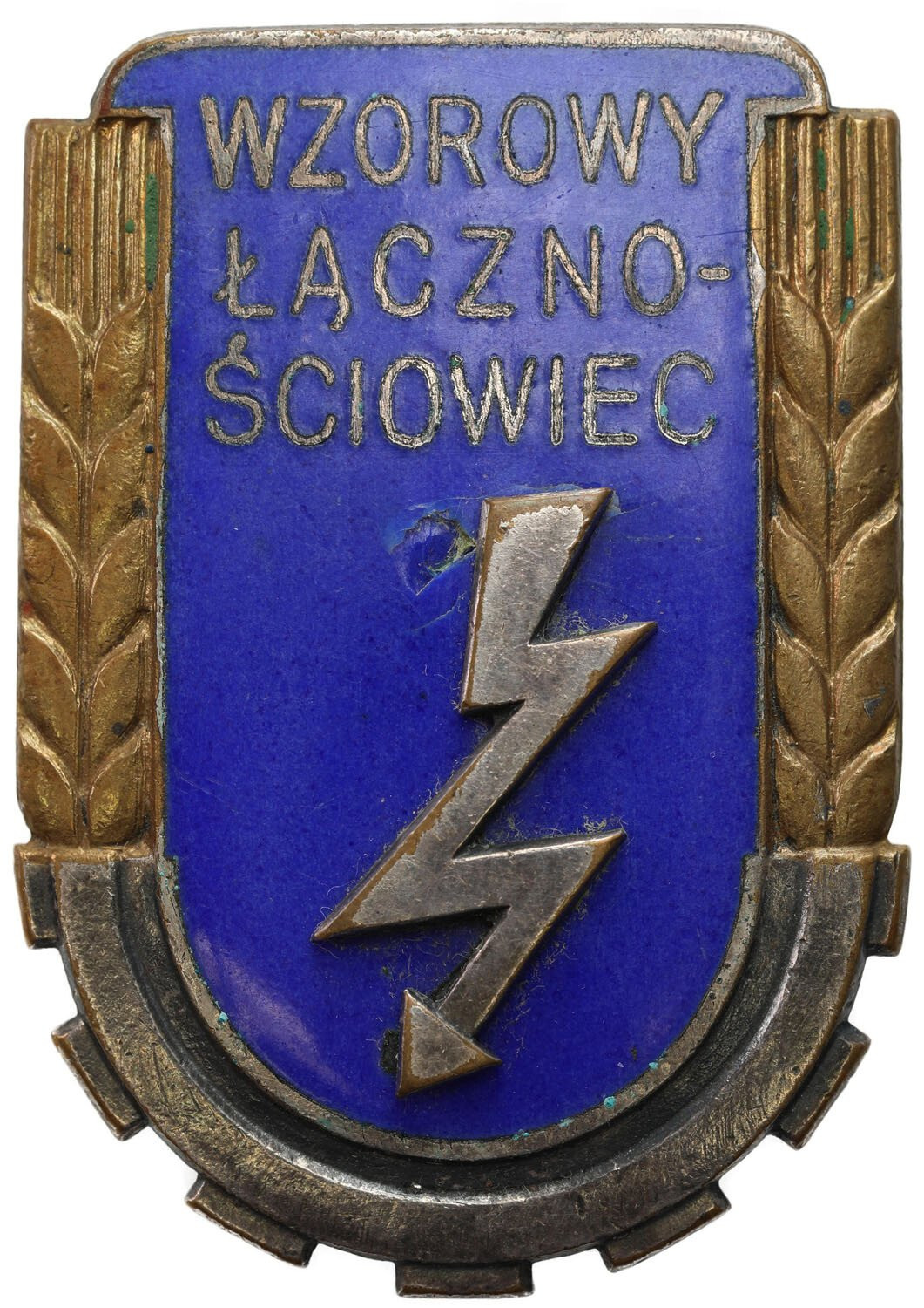 PRL. Odznaka Wzorowy Łącznościowiec - WERSJA DUŻA
