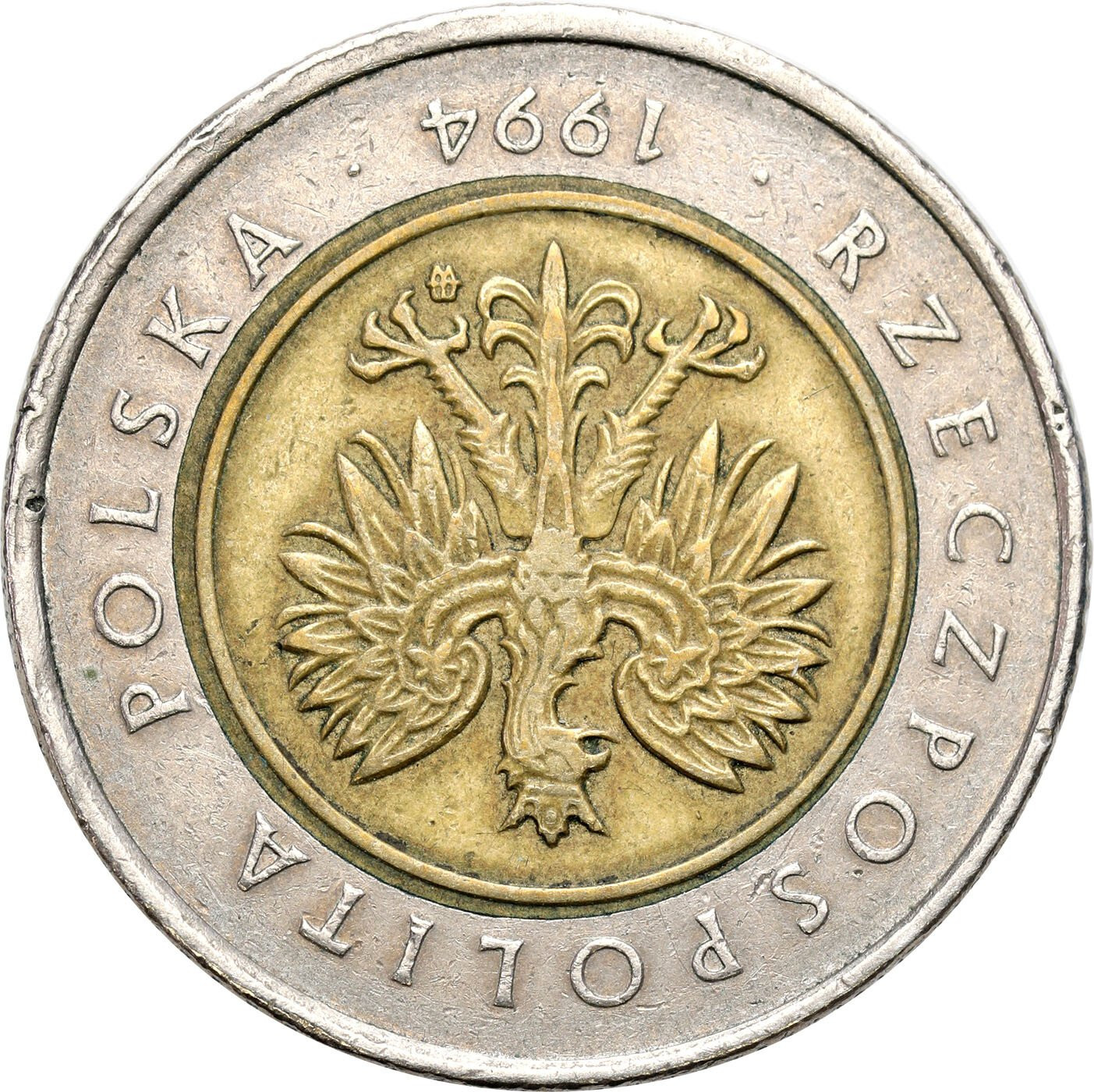 III RP. 5 złotych 1994 – ODWROTKA