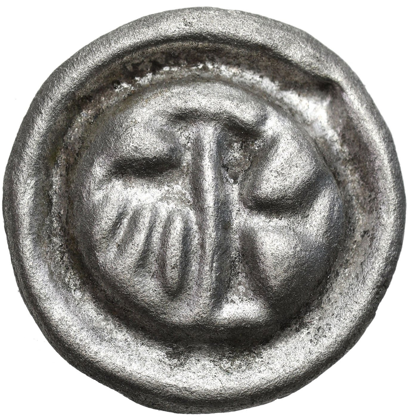 Śląsk, Księstwo Opolskie. Bernard (1400–1449) lub Mikołaj I (1439–1476). Brakteat XV w., Opole