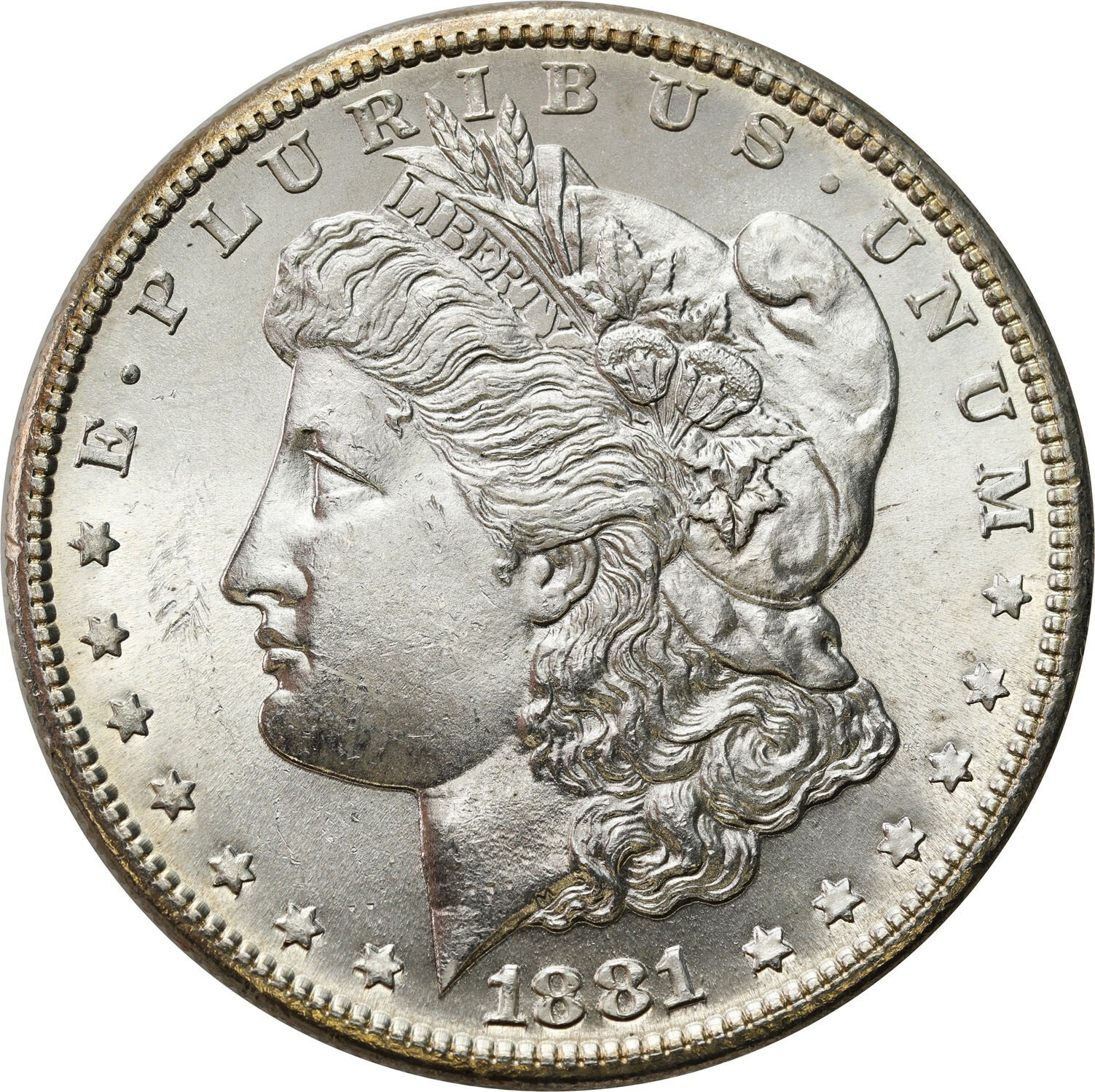 USA. 1 dolar 1881 S, San Francisco - PIĘKNA