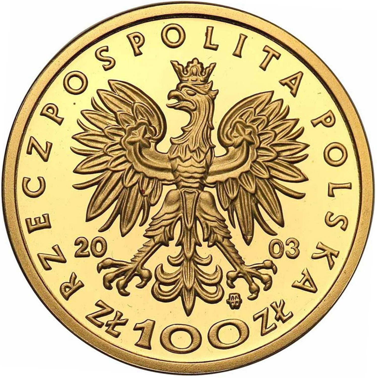 III RP. 100 złotych 2003 Władysław III Warneńczyk