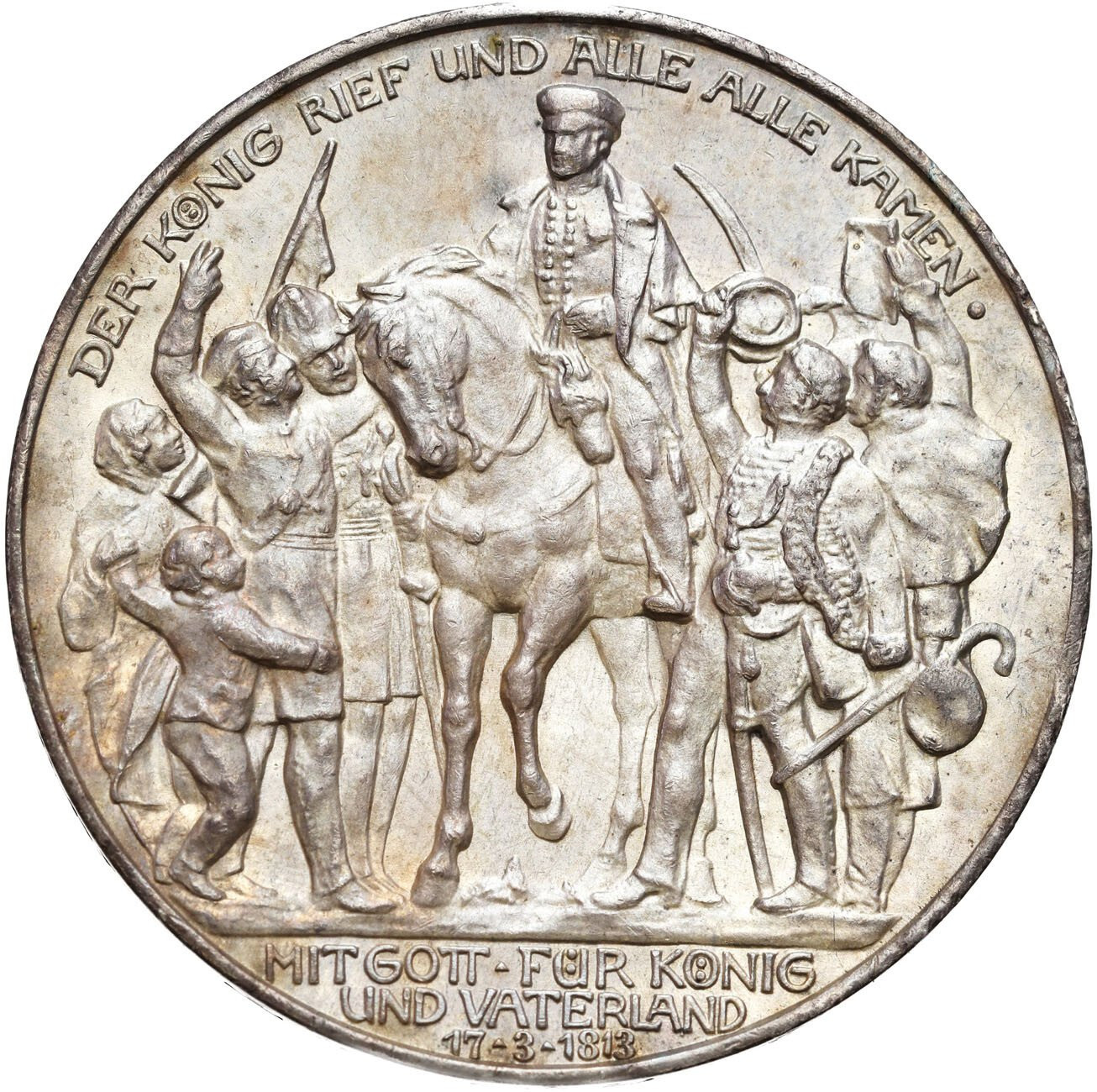 Niemcy, Prusy. Wilhelm II (1888–1918). 3 marki 1913, Berlin