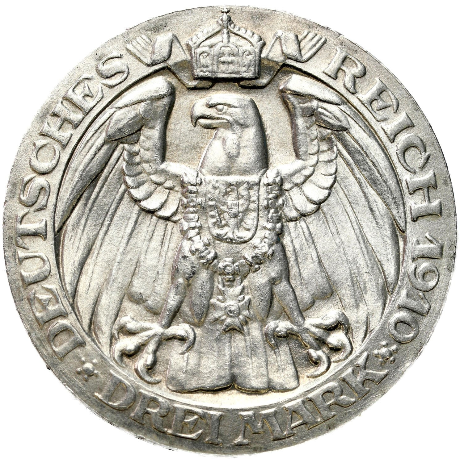 Niemcy, Prusy. 3 marki 1910 A, Uniwersytet Berlin