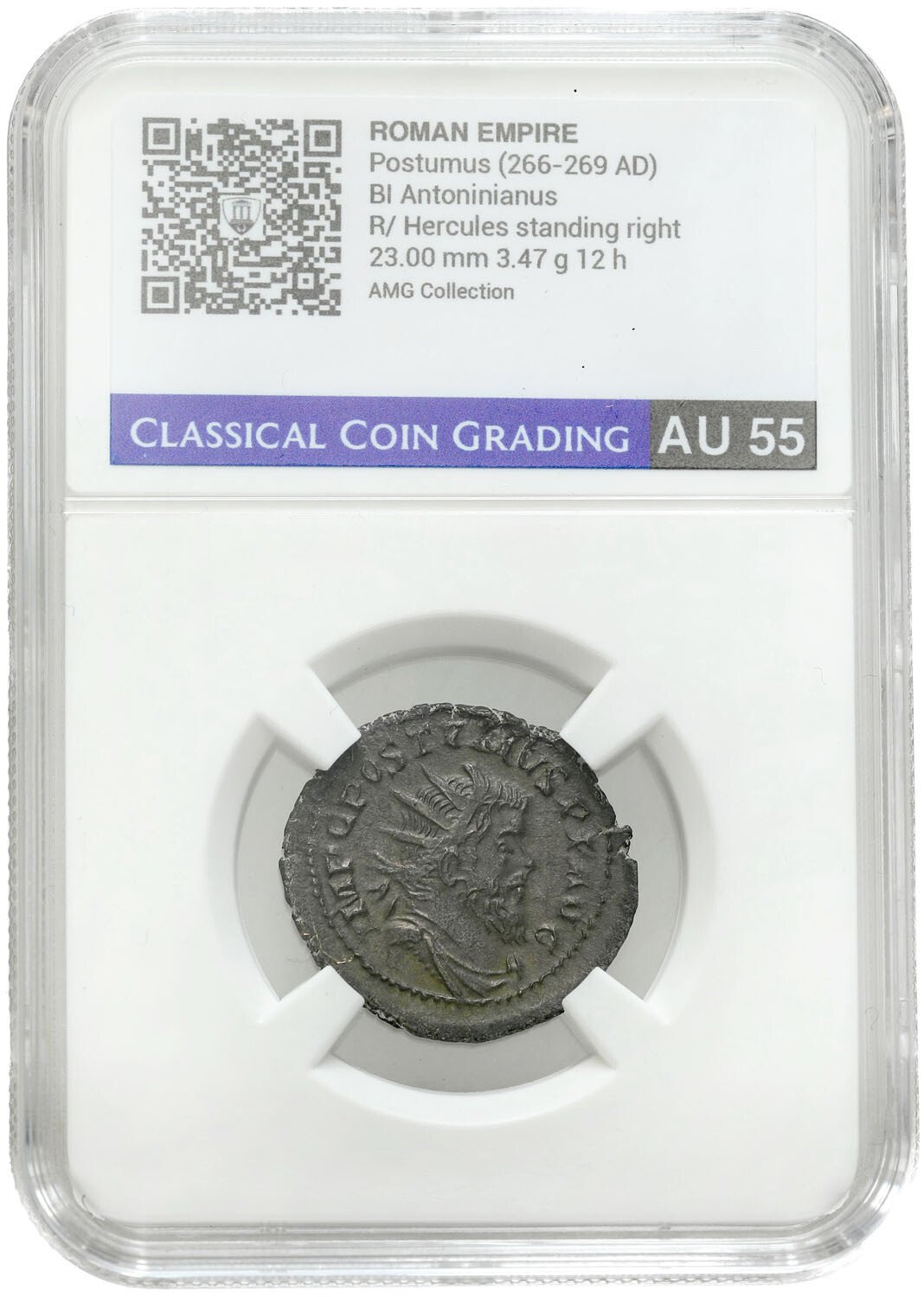 Cesarstwo Rzymskie. Postumus (266-269). Antoninianus CCG AU55