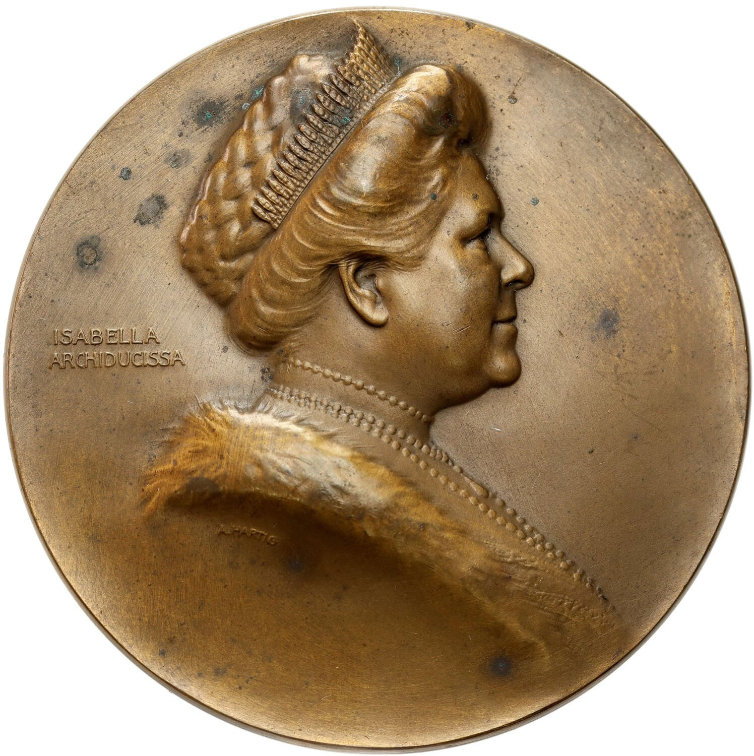 Austria. I. Wojna Światowa 1914-1918. Medal 1916 - Działalność arcyksiężnej Izabeli w pomocy wojennej