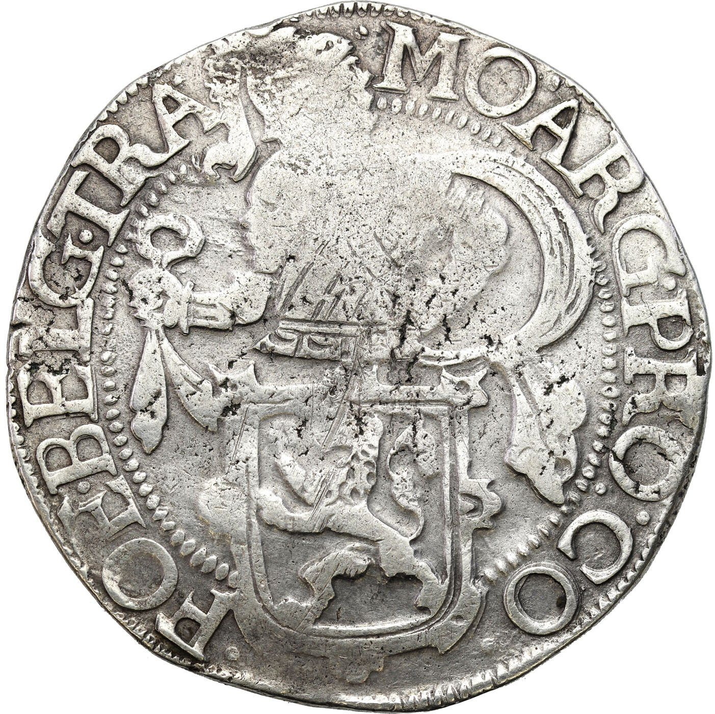 Niderlandy, Utrecht. Talar lewkowy (Leeuwendaalder) 1641, Utrecht