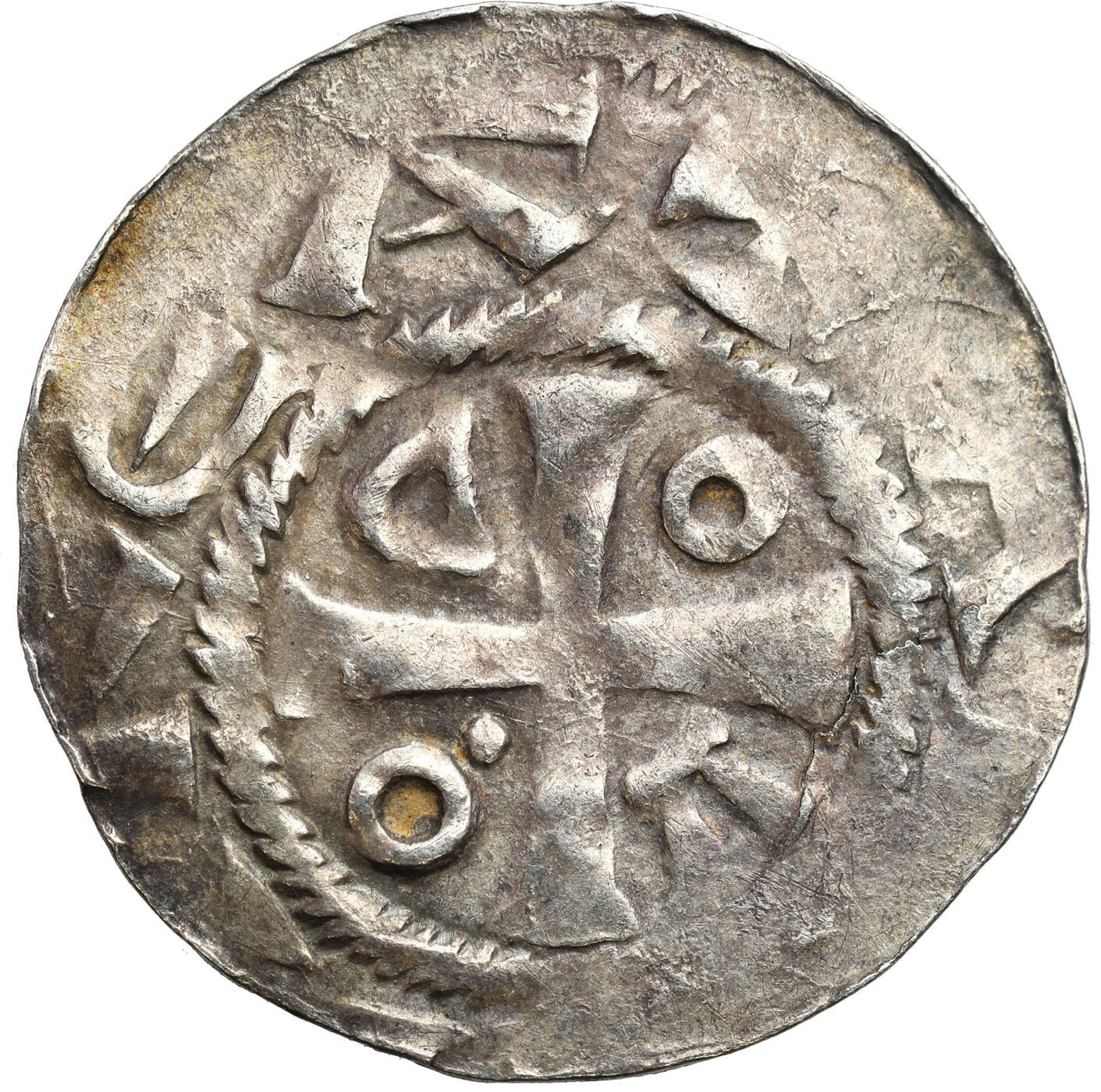 Niemcy, Saksonia. Otto III? (983–1002). Naśladownictwo denara typu OAP X/XI wiek
