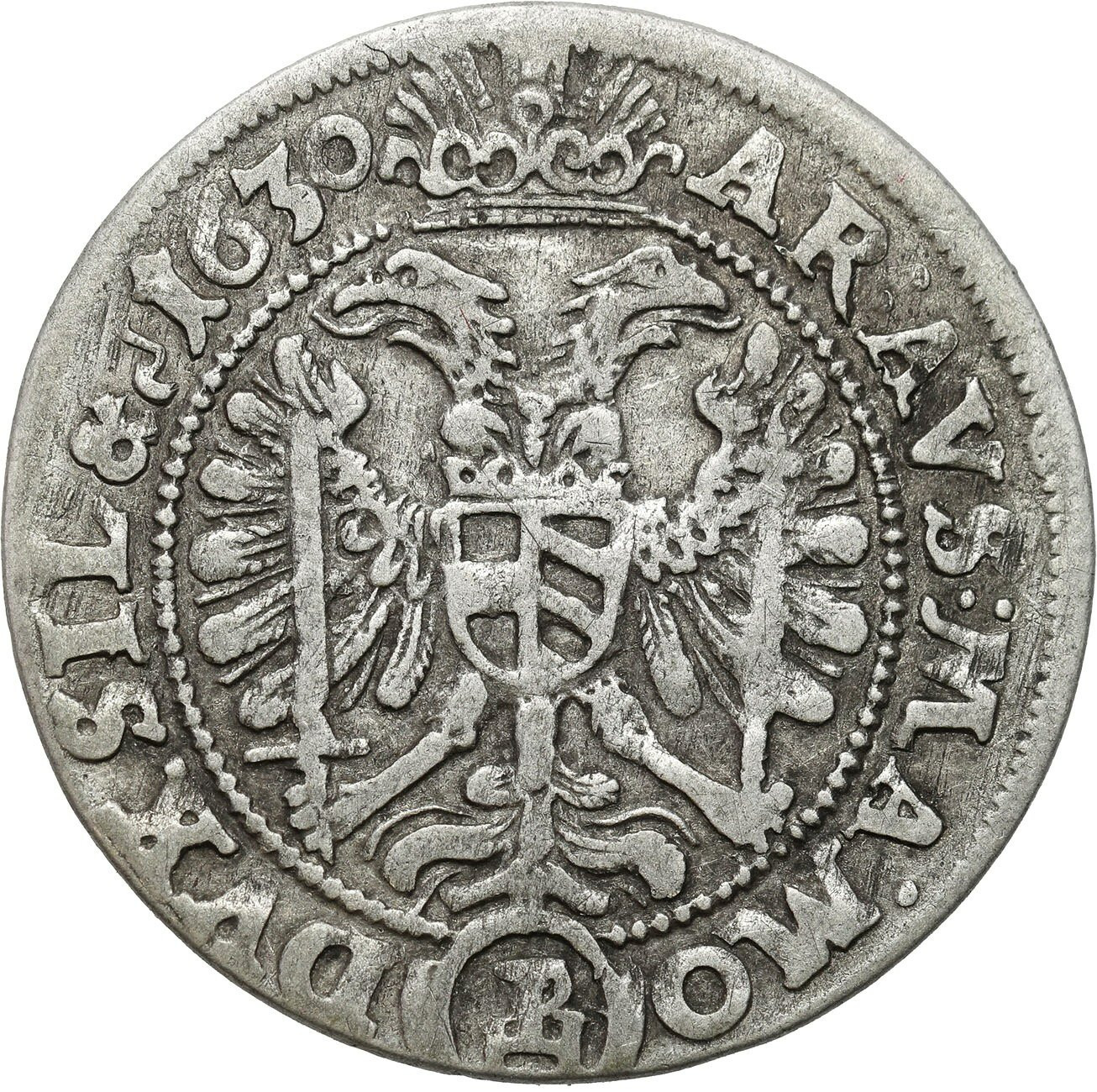 Śląsk. Ferdynand II (1619–1637), 3 krajcary 1630 PH, Wrocław