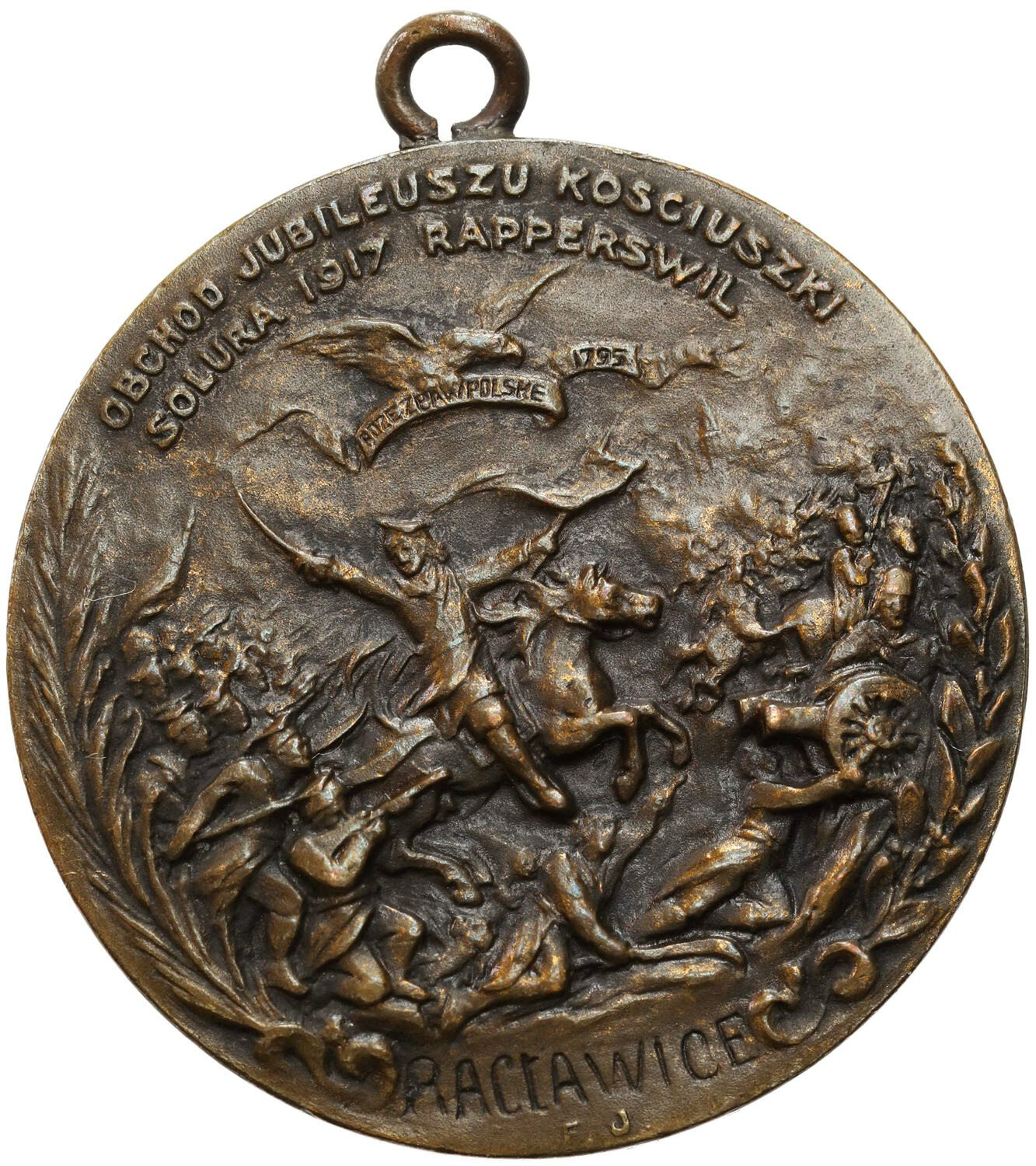Medal 1917 - Tadeusz Kościuszko - setna rocznica śmierci, brąz