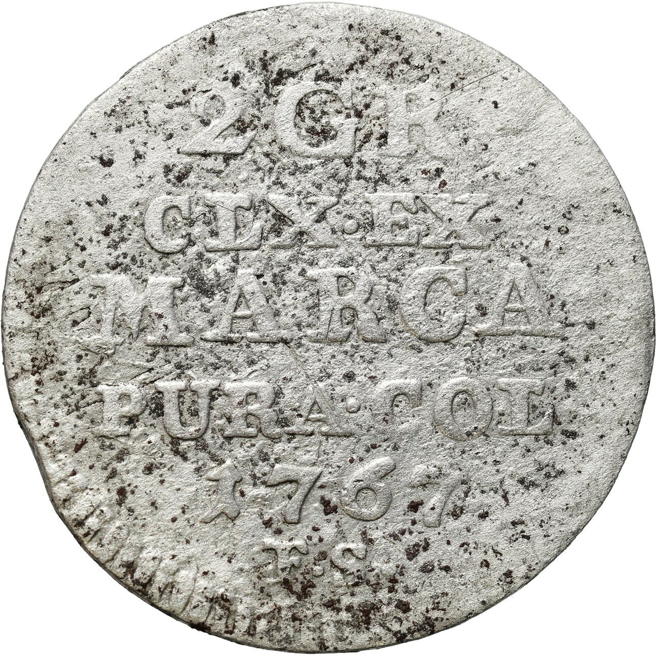Stanisław August Poniatowski. 2 grosze (półzłotek) 1767 FS, Warszawa