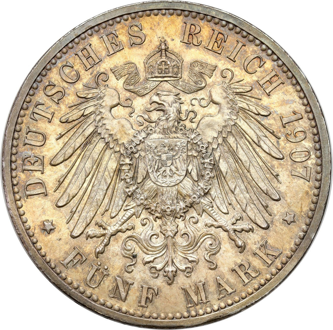 Niemcy, Badenia. 5 marek 1907, Karlsruhe – PIĘKNE 