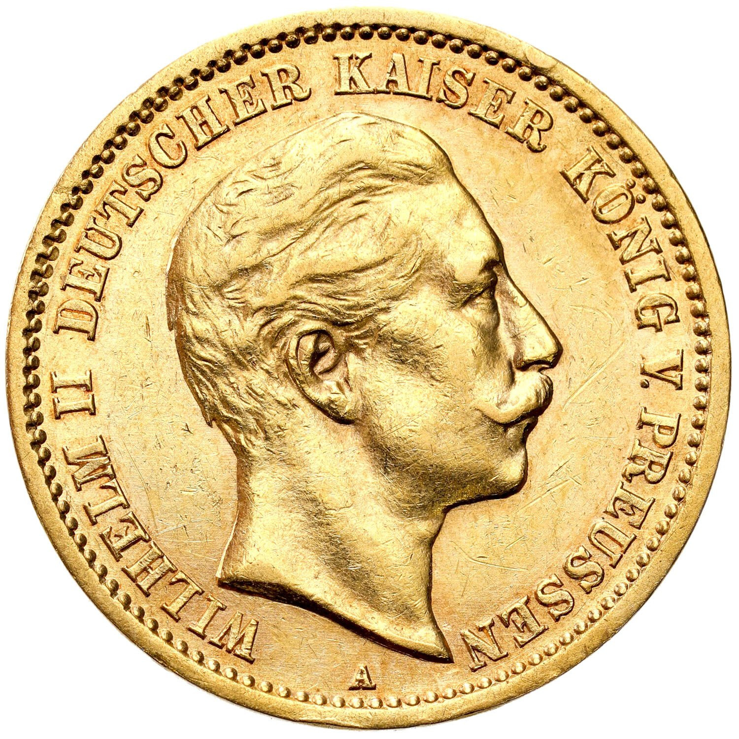 Niemcy, Prusy. Wilhelm II. 10 marek 1907 A, Berlin