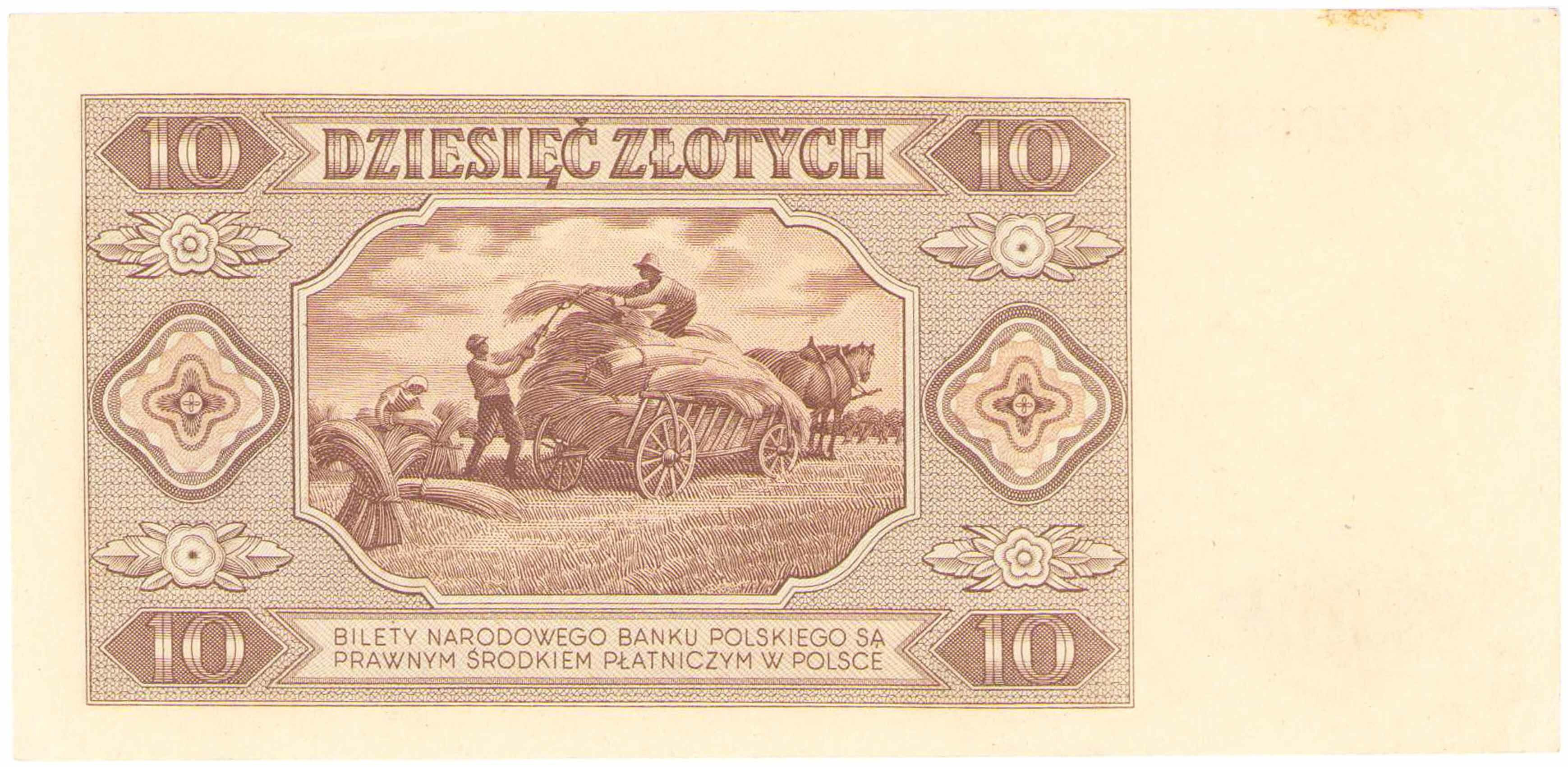 10 złotych 1948 seria P