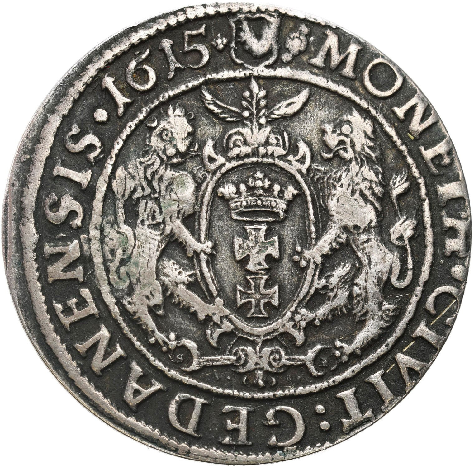 Zygmunt III Waza. Ort (18 groszy) 1615, Gdańsk