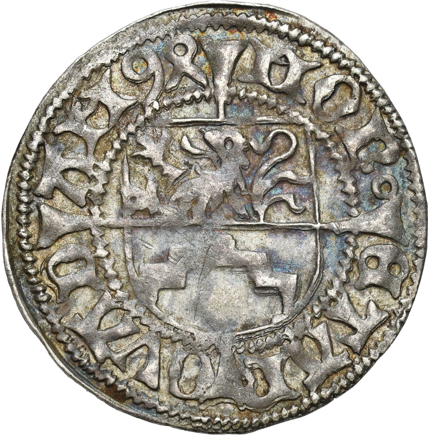 Pomorze. Bogusław X (1474-1523). Szeląg 1498, Szczecin