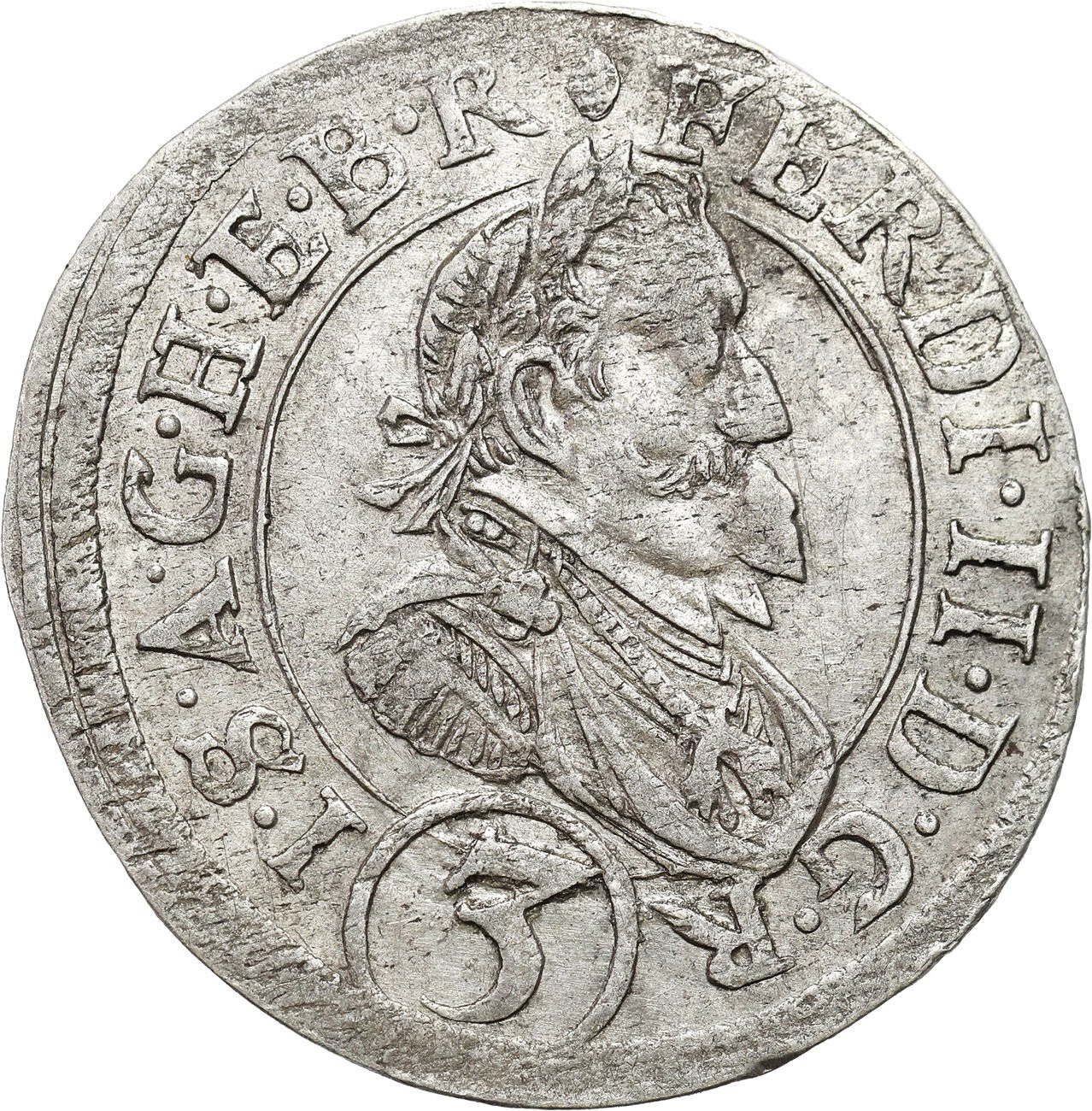 Austria, Ferdynand II (1619–1637), 3 krajcary 1636, Sankt Veit