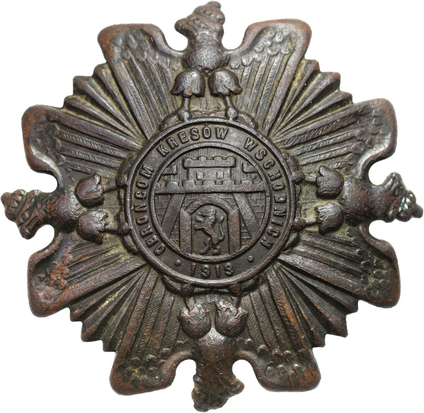 II RP. Odznaka Obrońcom Kresów Wschodnich „Orlęta” 1919 - KNEDLER