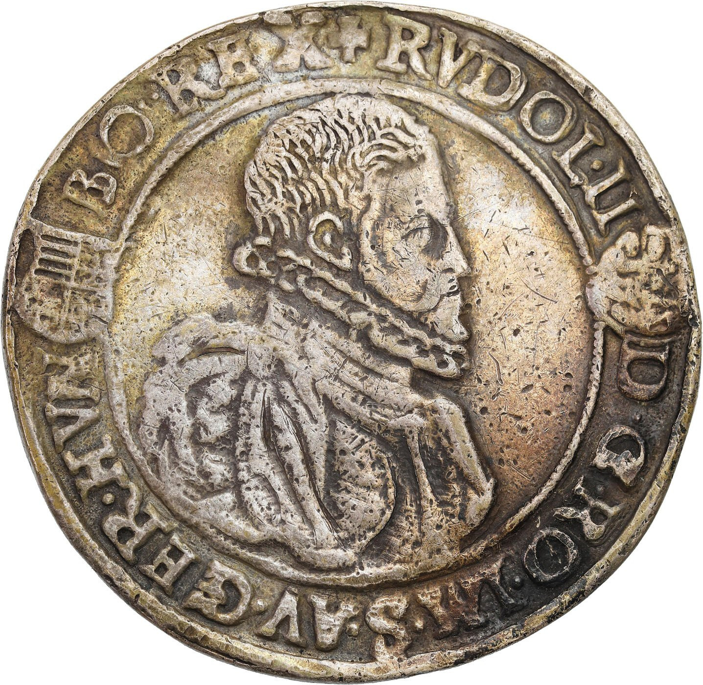 Węgry. Rudolf II (1576-1608). Talar 1590 KB, Kremnica