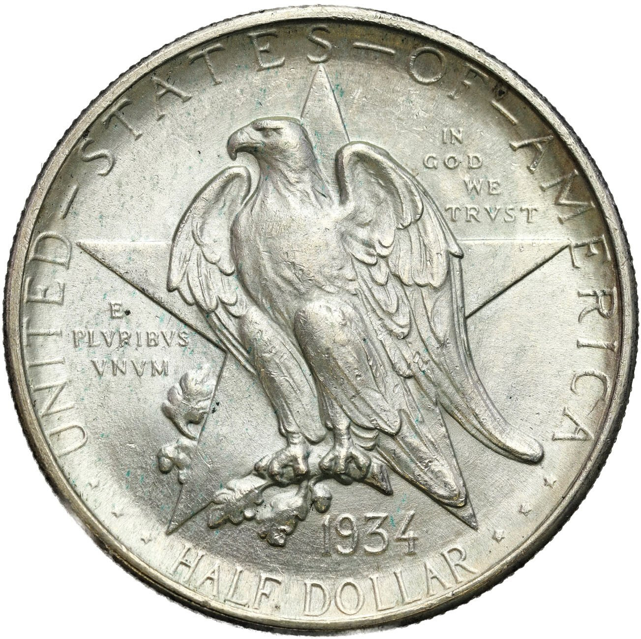 USA 1/2 dolara (50 centów) 1934 Texas Independence, Filadelfia - RZADKIE