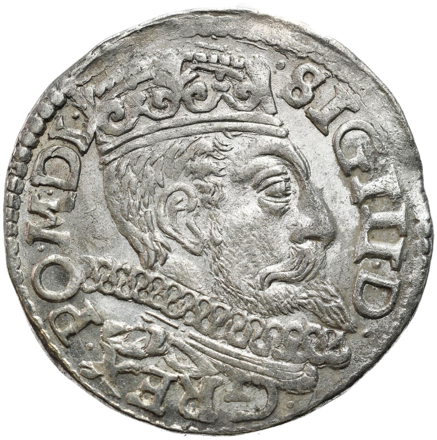 Zygmunt III Waza. Trojak 1598, Poznań - ŁADNY