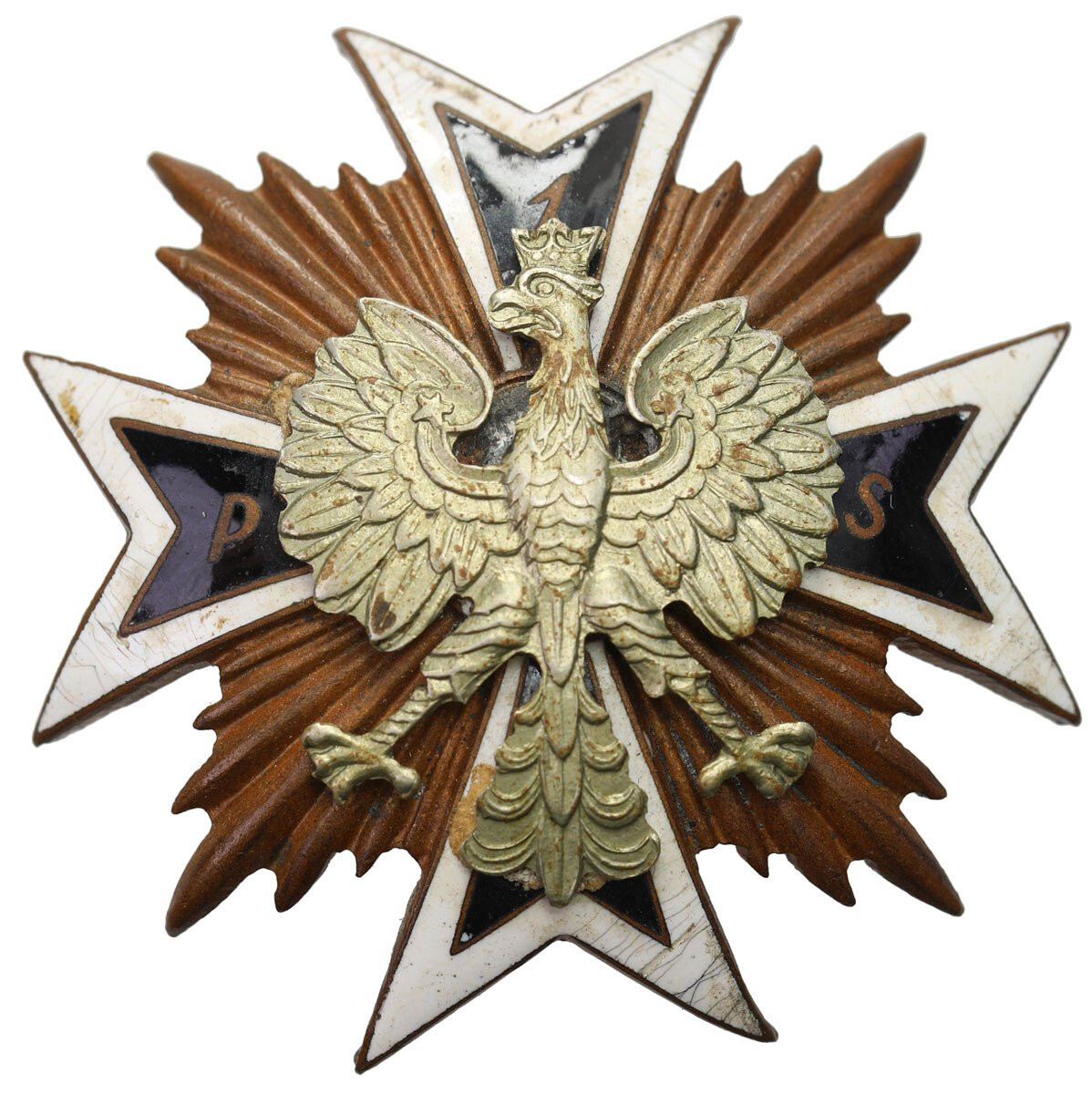 II RP. Odznaka 1 Pułk Samochodowy